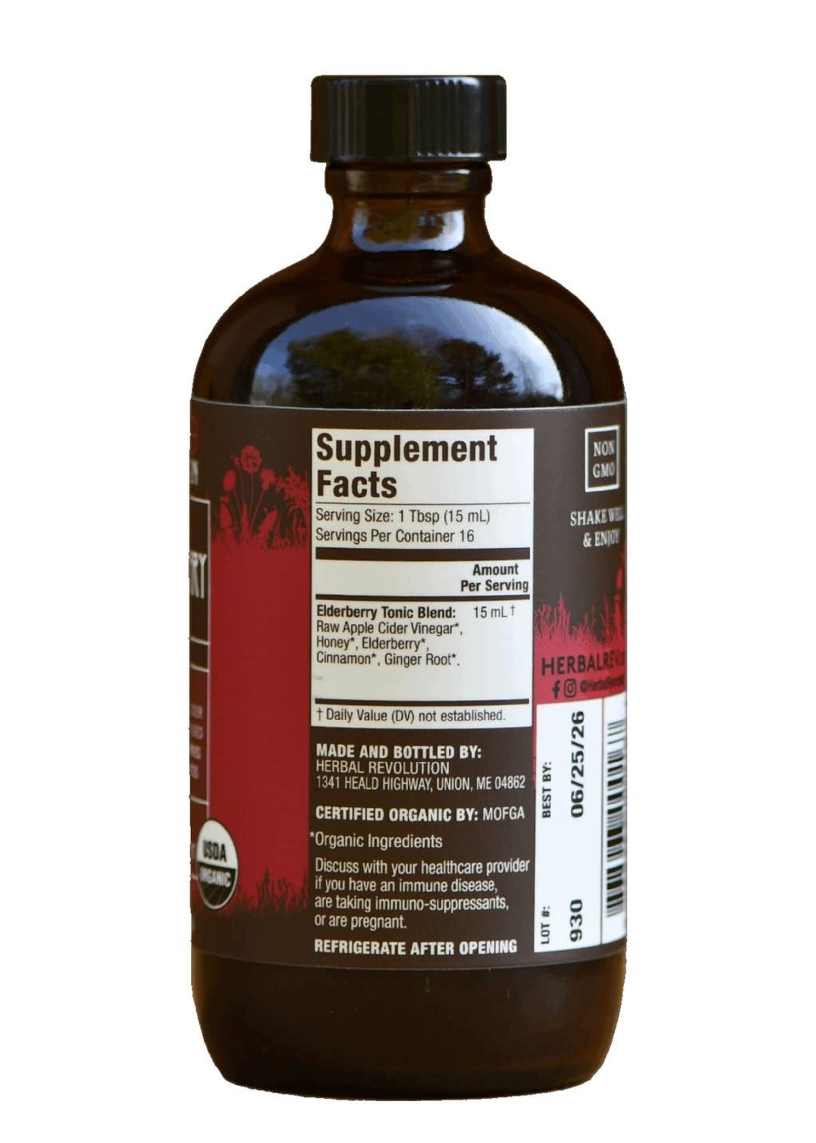 Elderberry Tonic: Raw ACV Immune Support