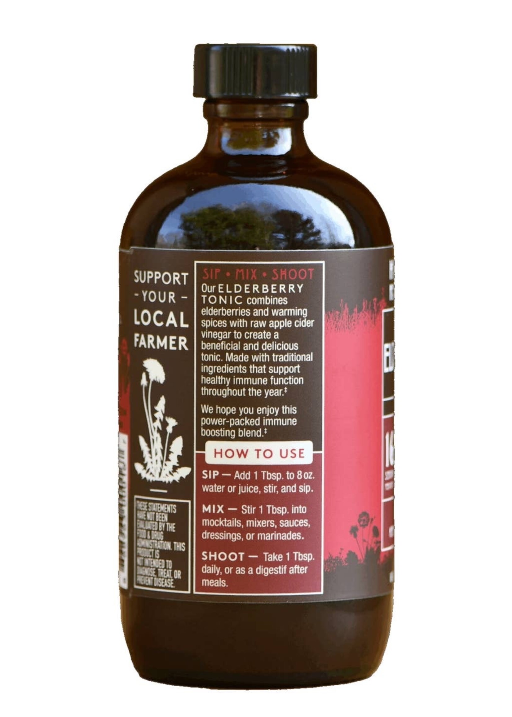 Elderberry Tonic: Raw ACV Immune Support