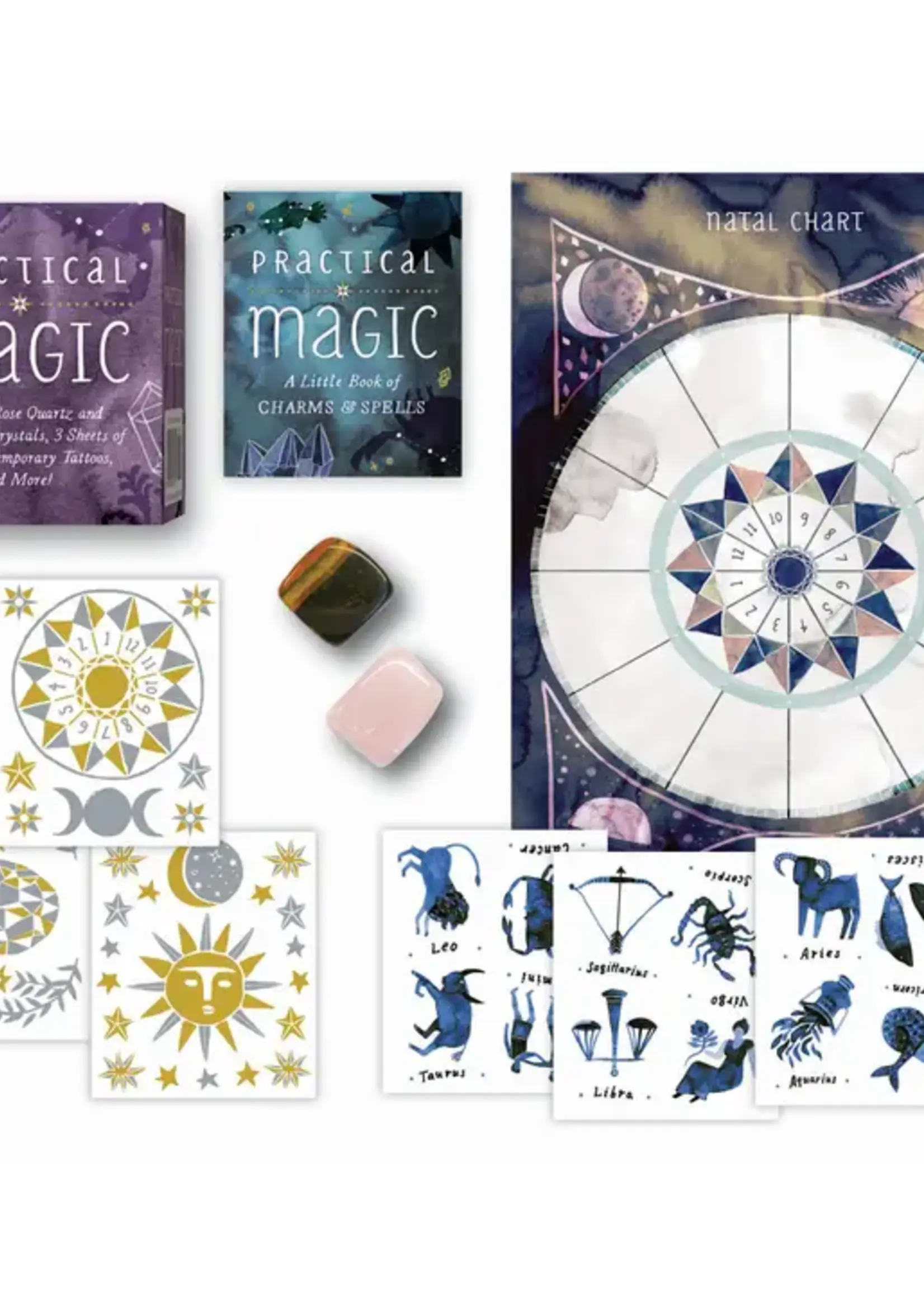 Practical Magic Mini Mega Kit With Rose Quartz & Tiger's Eye