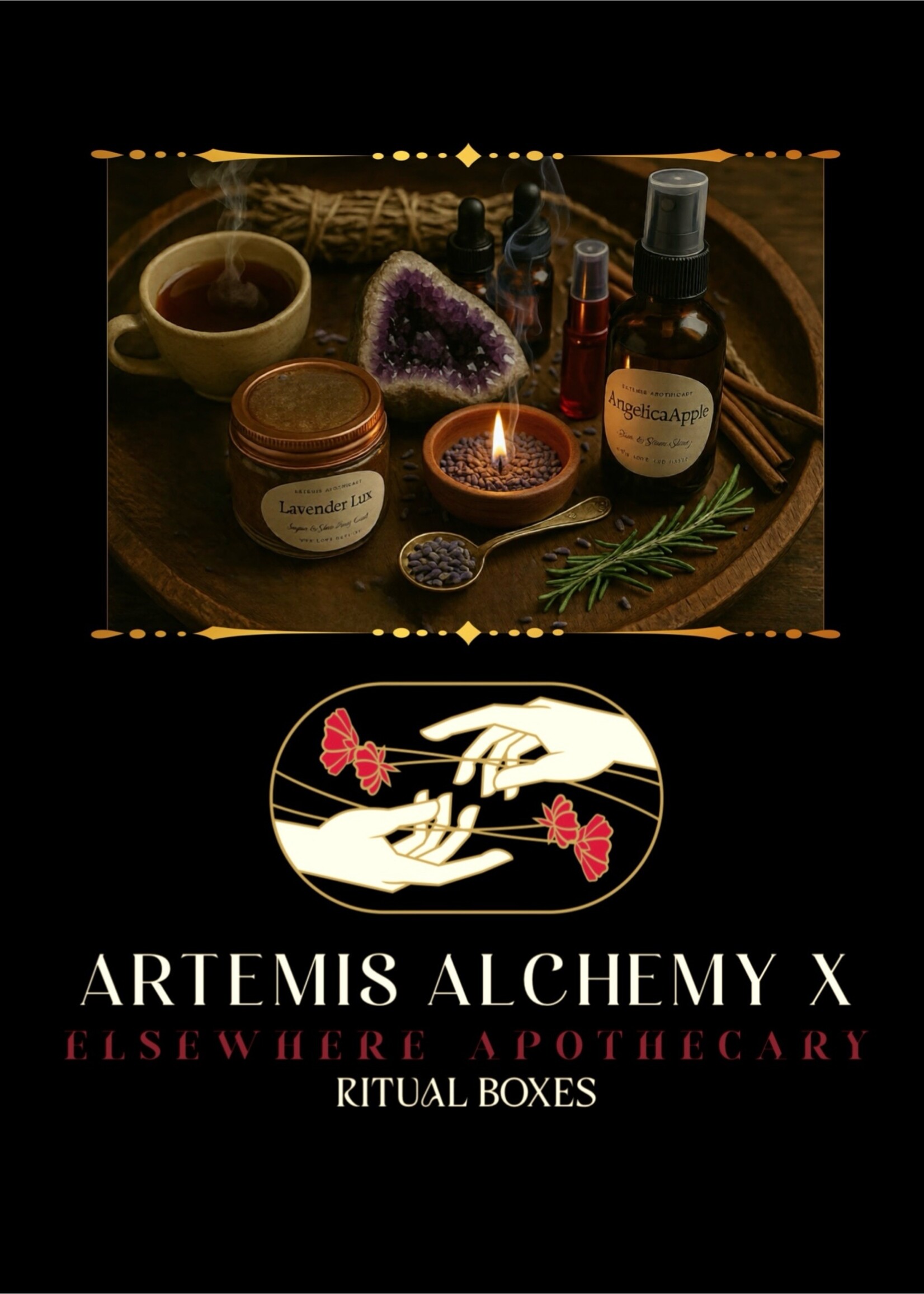 Artemis Alchemy X Elsewhere Apothecary Ritual Boxes