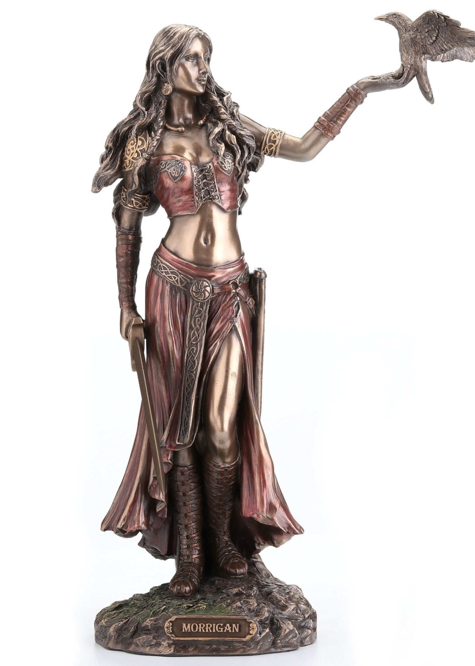 Morrigan Celtic Goddess of Battle Statue