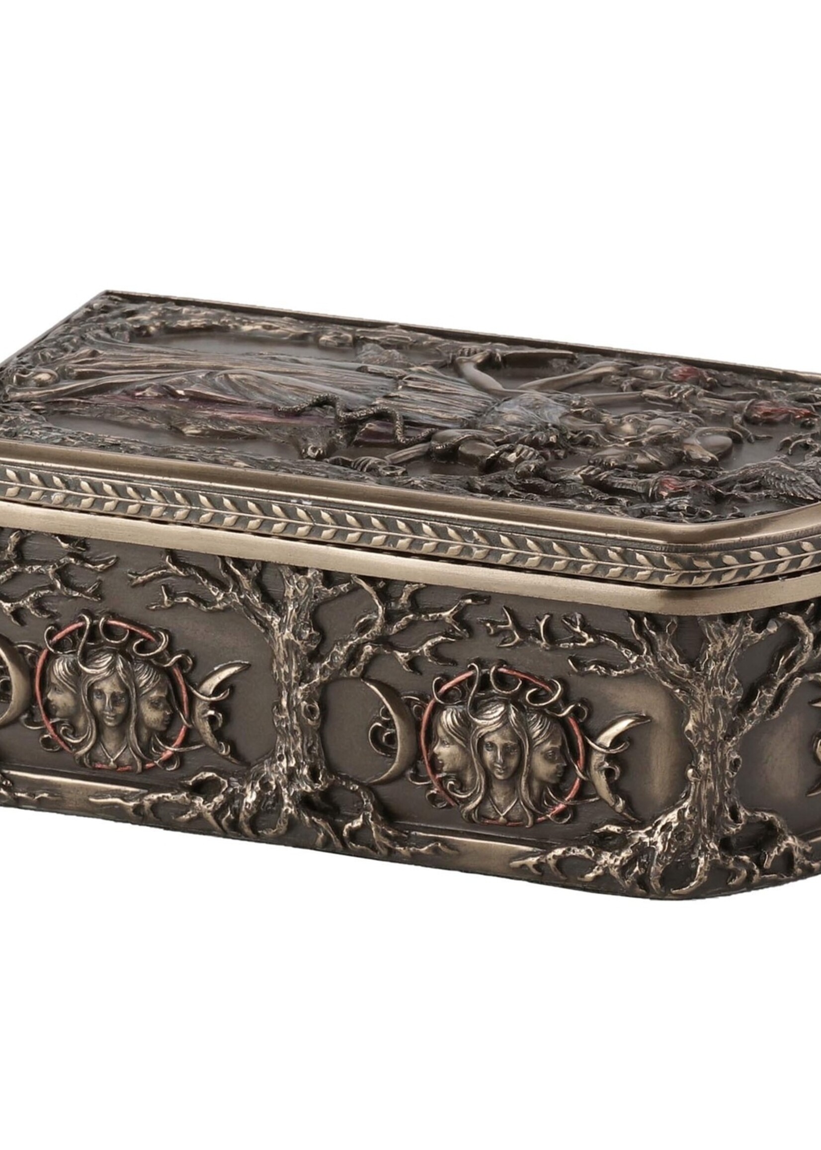 2 1/2” Hecate Triple Goddess Trinket Box
