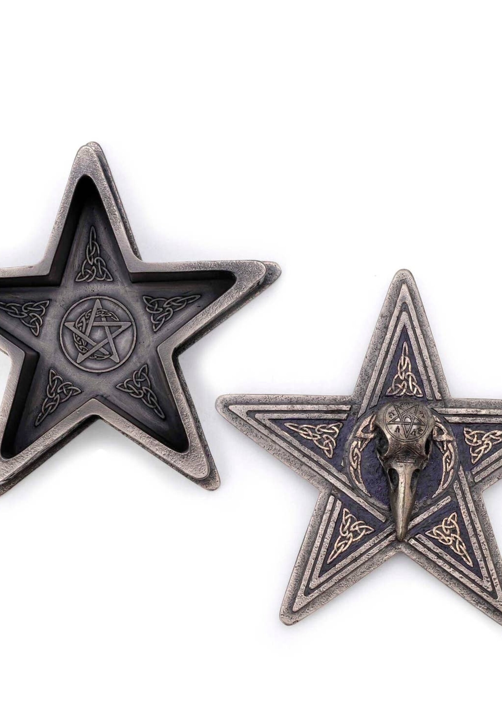 Crow Skeleton Pentacle Trinket Stash