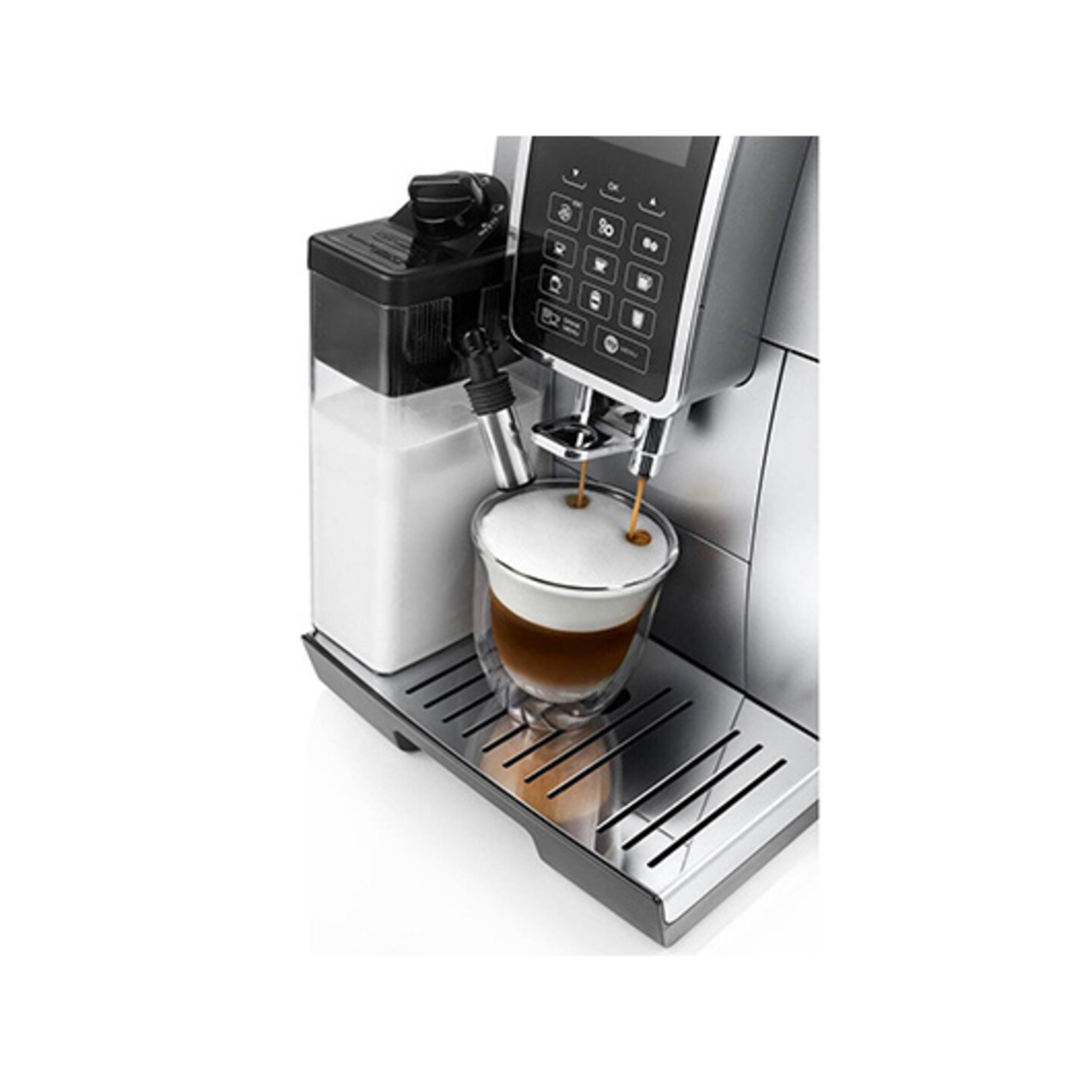 DELONGHI Dinamica LatteCrema Argent Machine Espresso auto