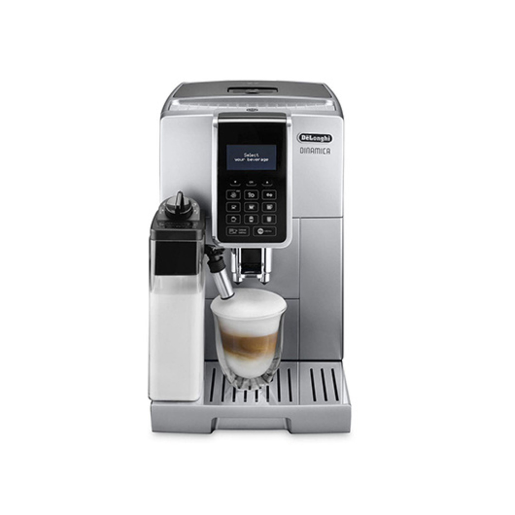 DELONGHI Dinamica LatteCrema Argent Machine Espresso auto