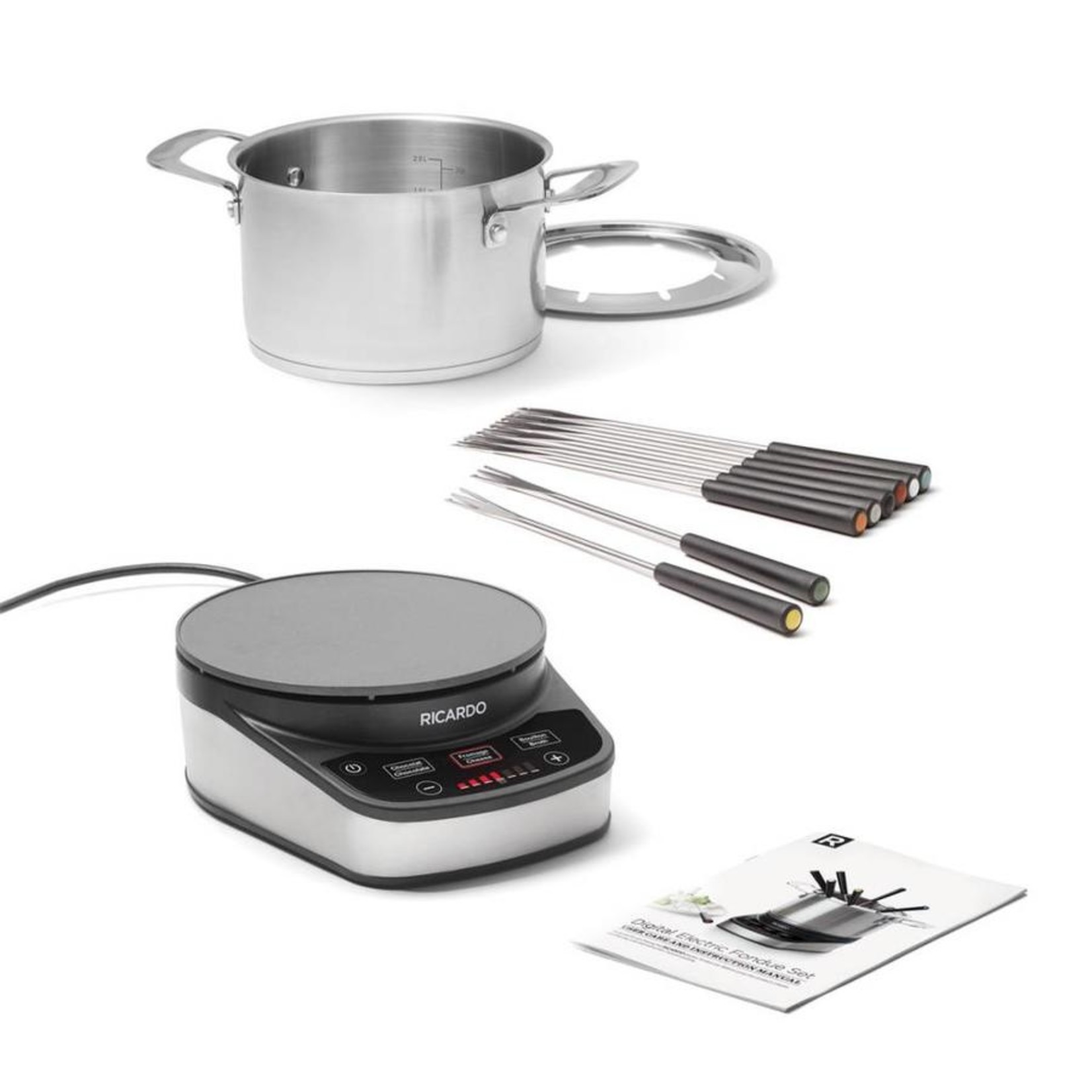 RICARDO Electric Fondue Set (11-piece)