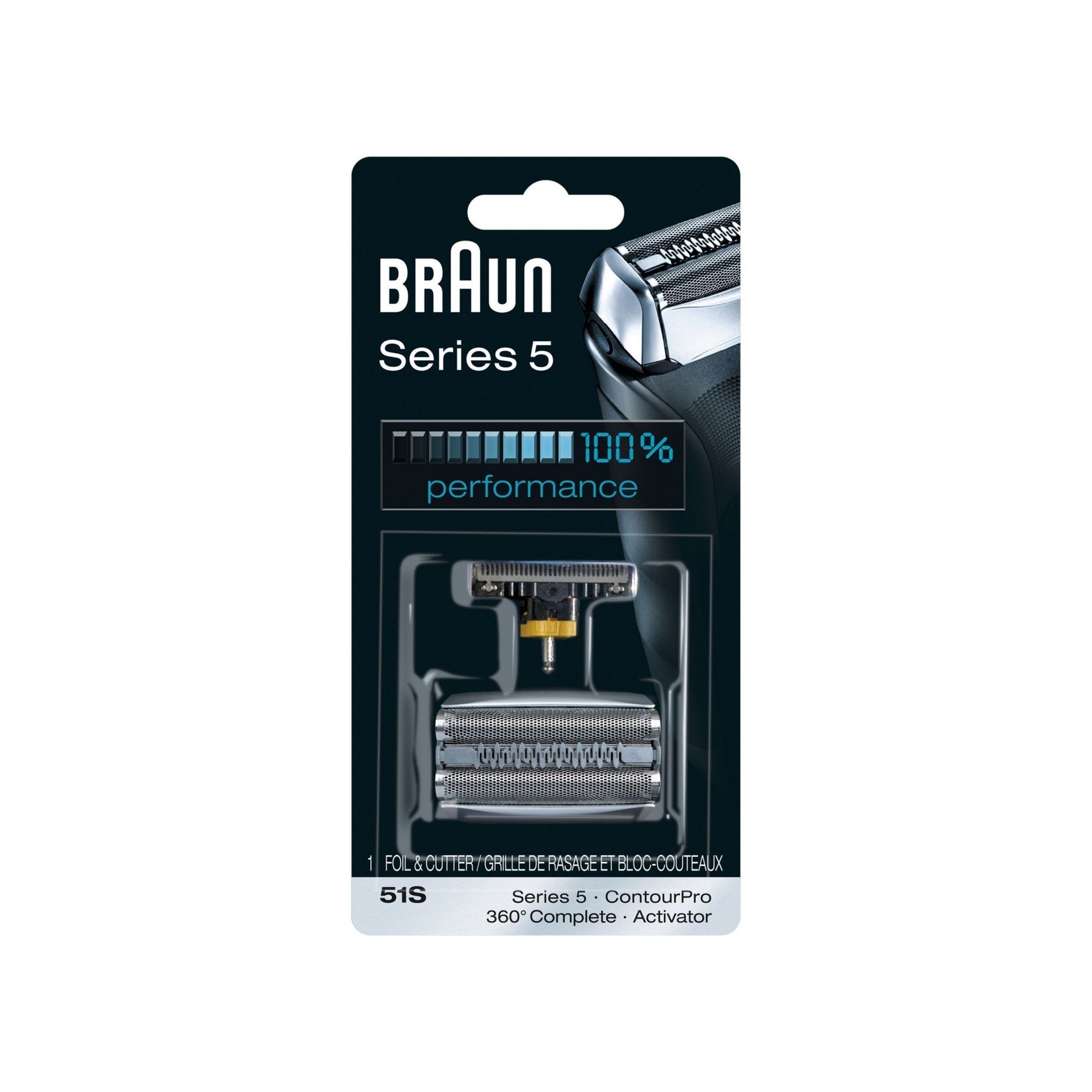 BRAUN Ensemble grille et couteau argent 51S