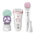 BRAUN Silk-epil 9 épilateur/rasoir w&d rech + coffret spa