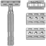 ROCKWELL 6C Double Edge Razor - White Chrome