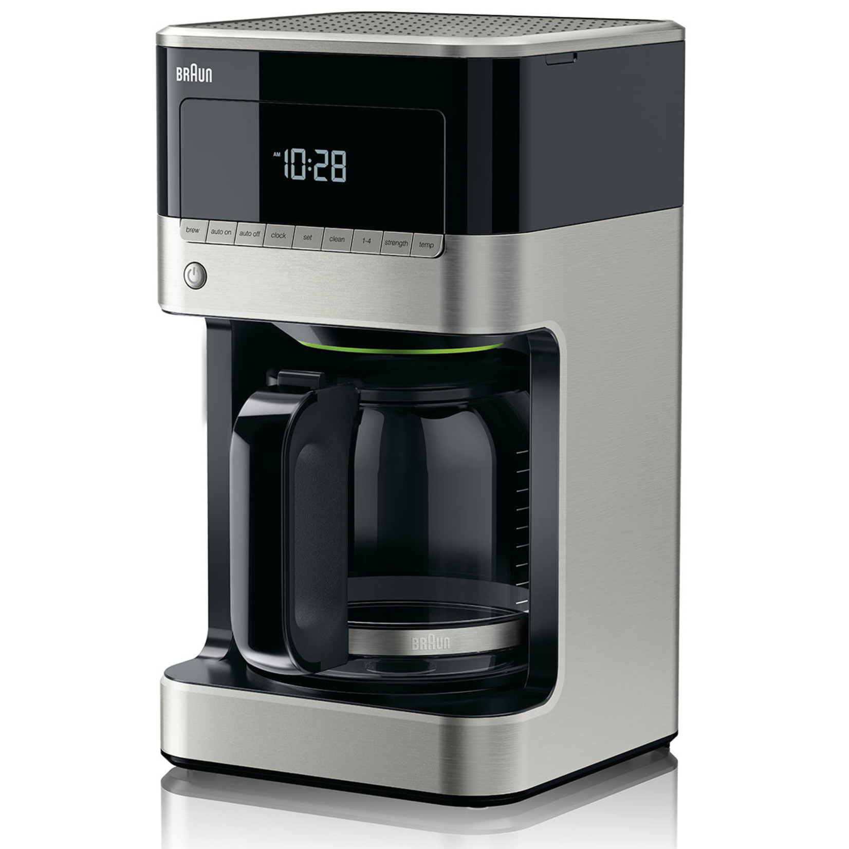 BRAUN Cafetière 12T inox/noir BrewSense