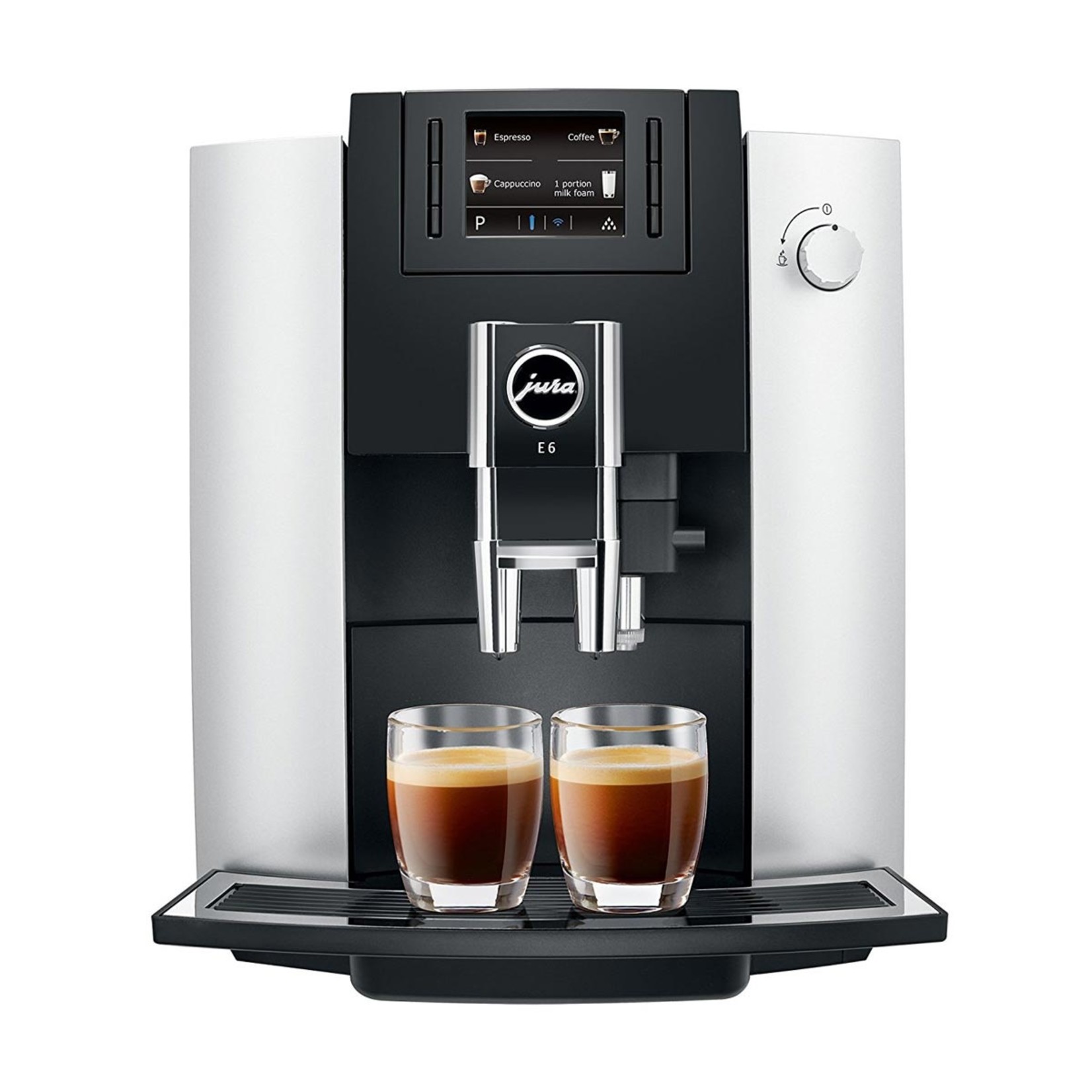 JURA Espresso automatique IMPRESSA E6 platine (disponible en commande spéciale)