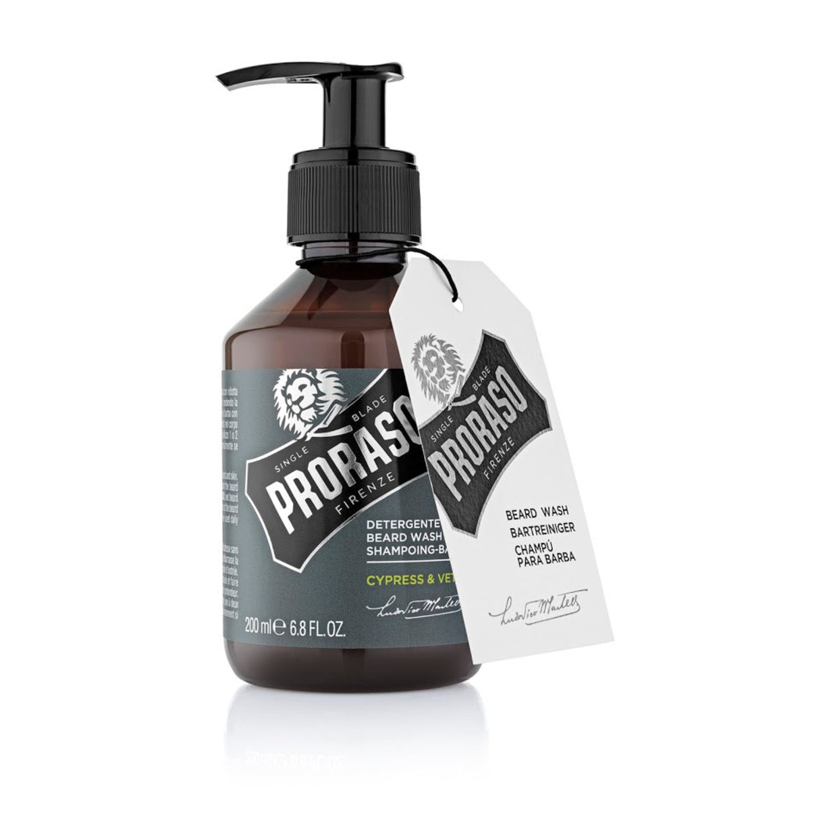 PRORASO Beard Wash Cypress & Vetyver
