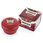 PRORASO Savon à raser pour barbe épaisse Bois de Santal & beurre de Karité 150ml