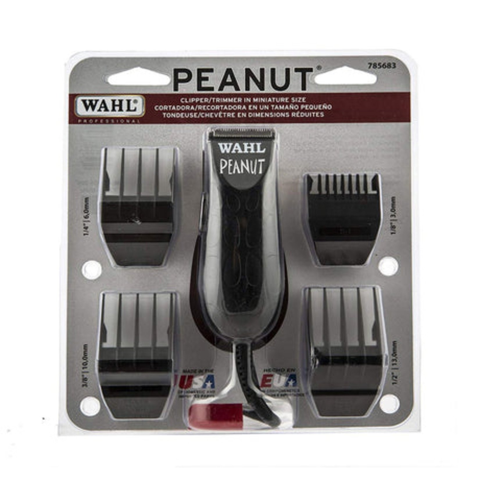 WAHL Mini tondeuse noire avec fil PEANUT