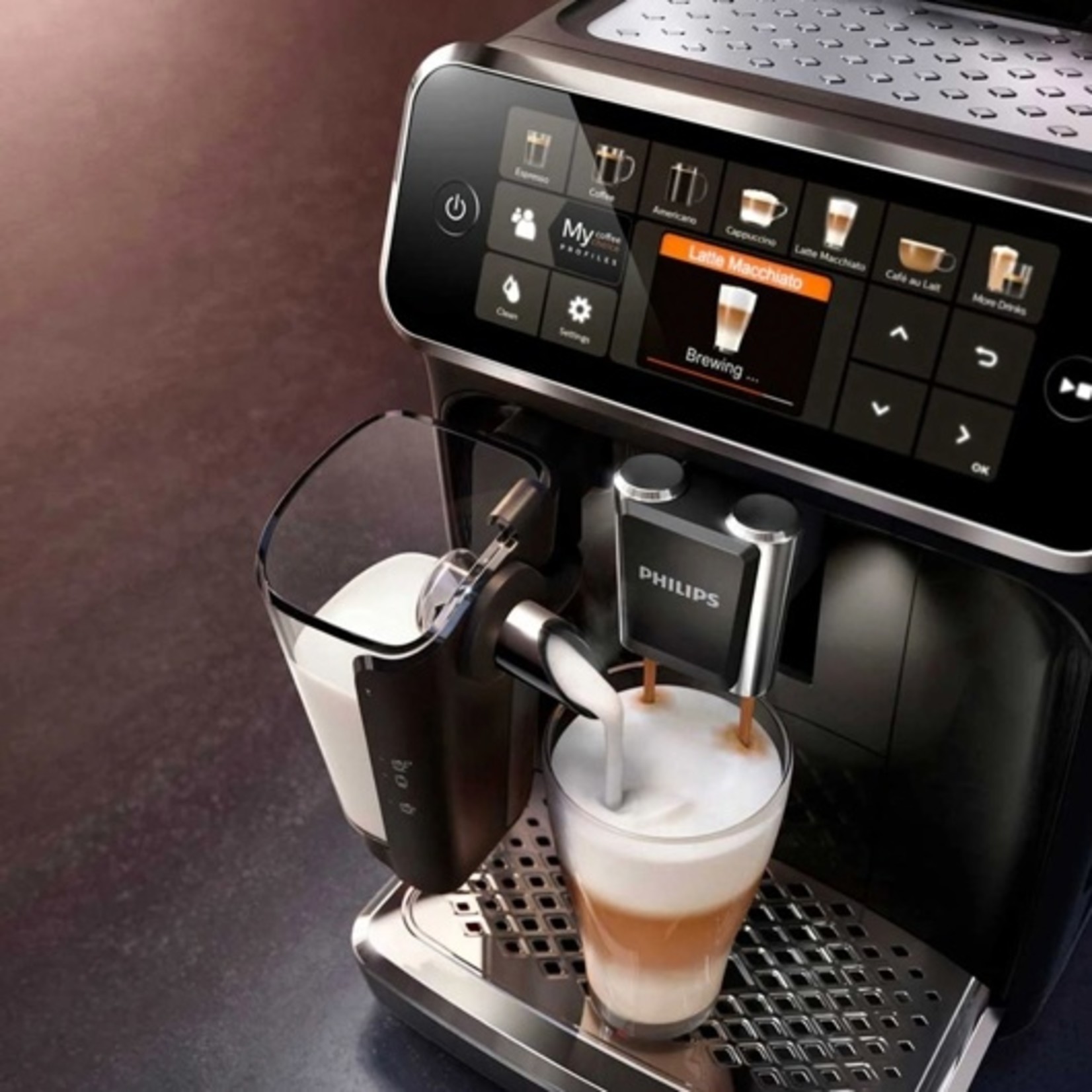 PHILIPS Série 5400 Espresso automatique Lattego