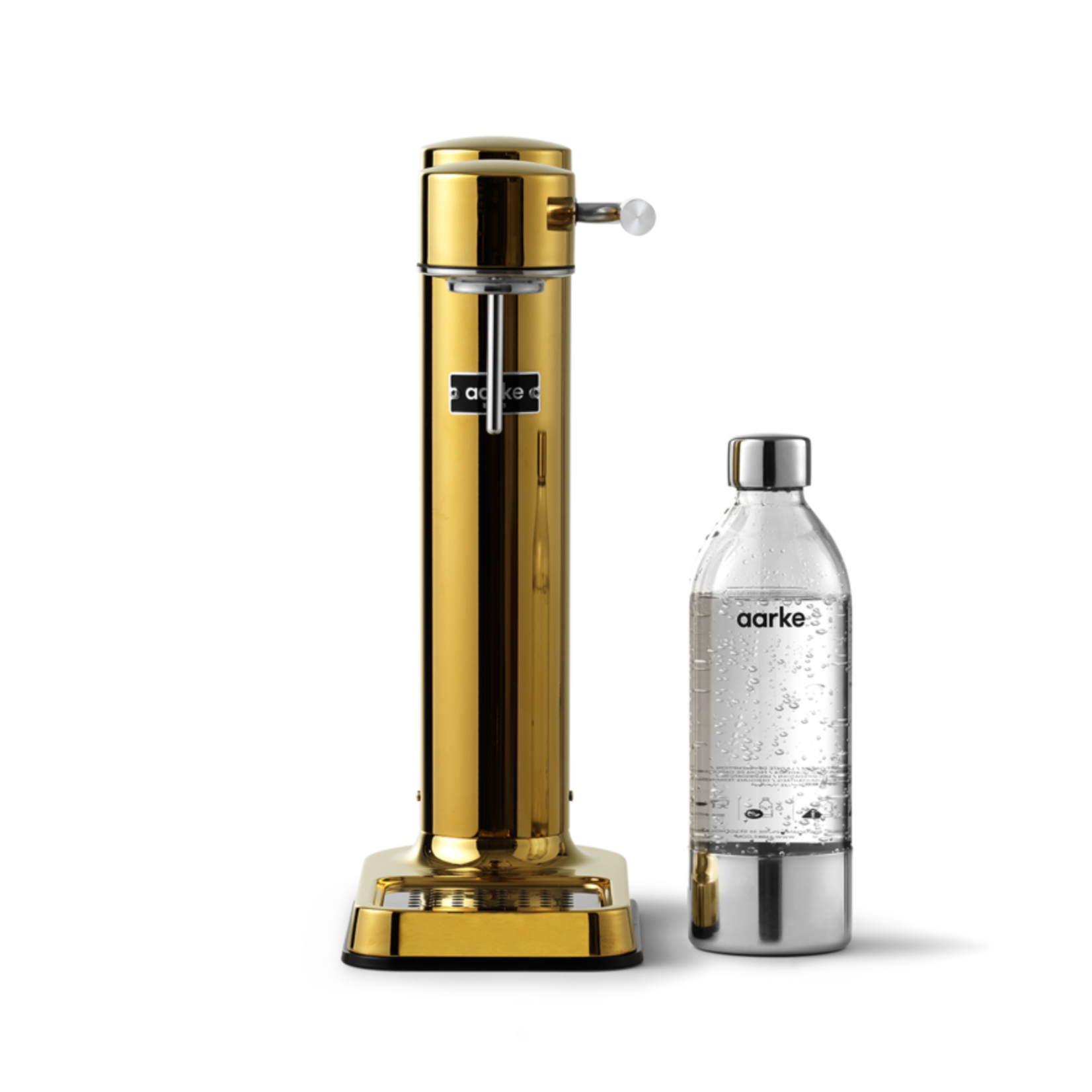 AARKE Machine à eau  pétillante or