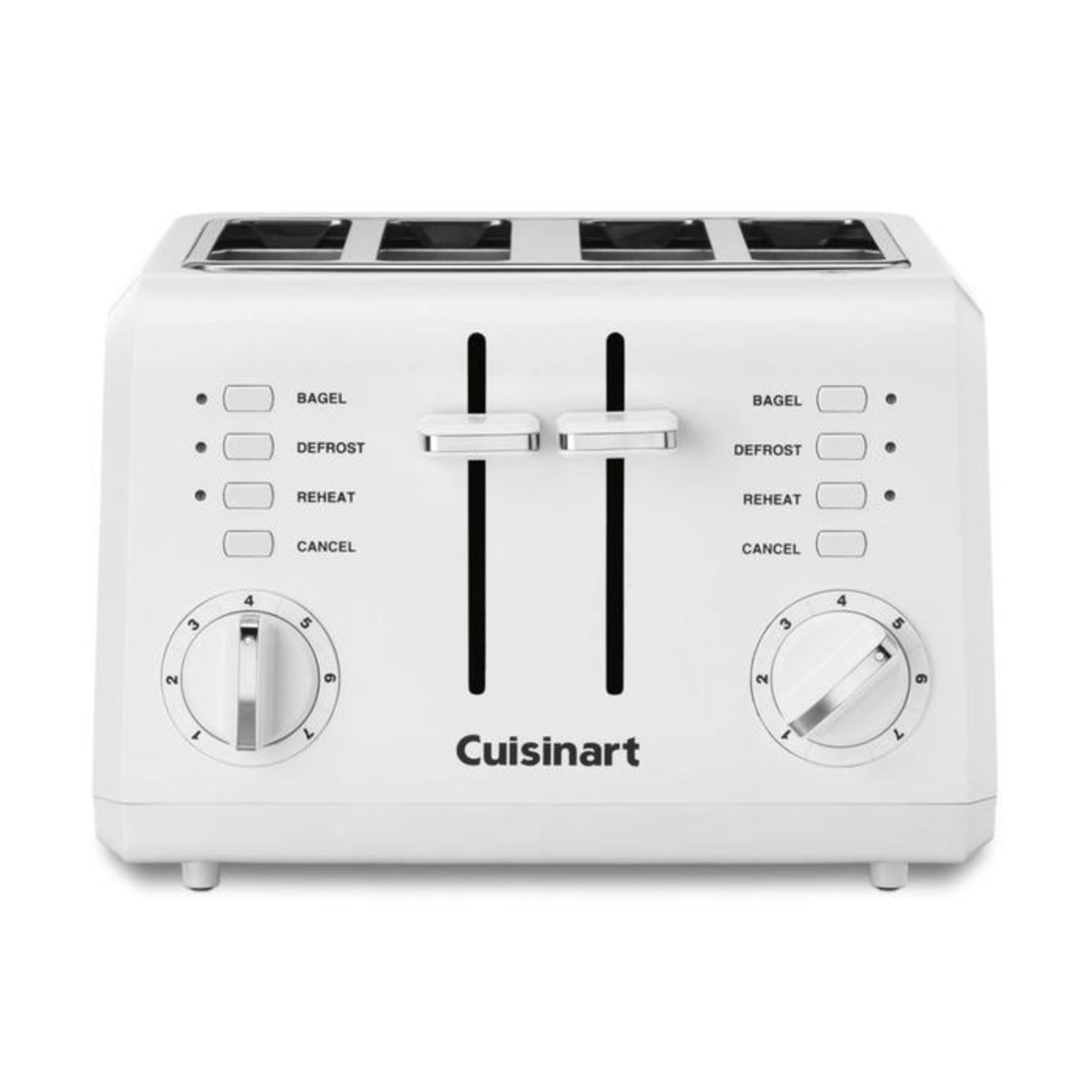 CUISINART Grille-pain compact 4 tranches blanc