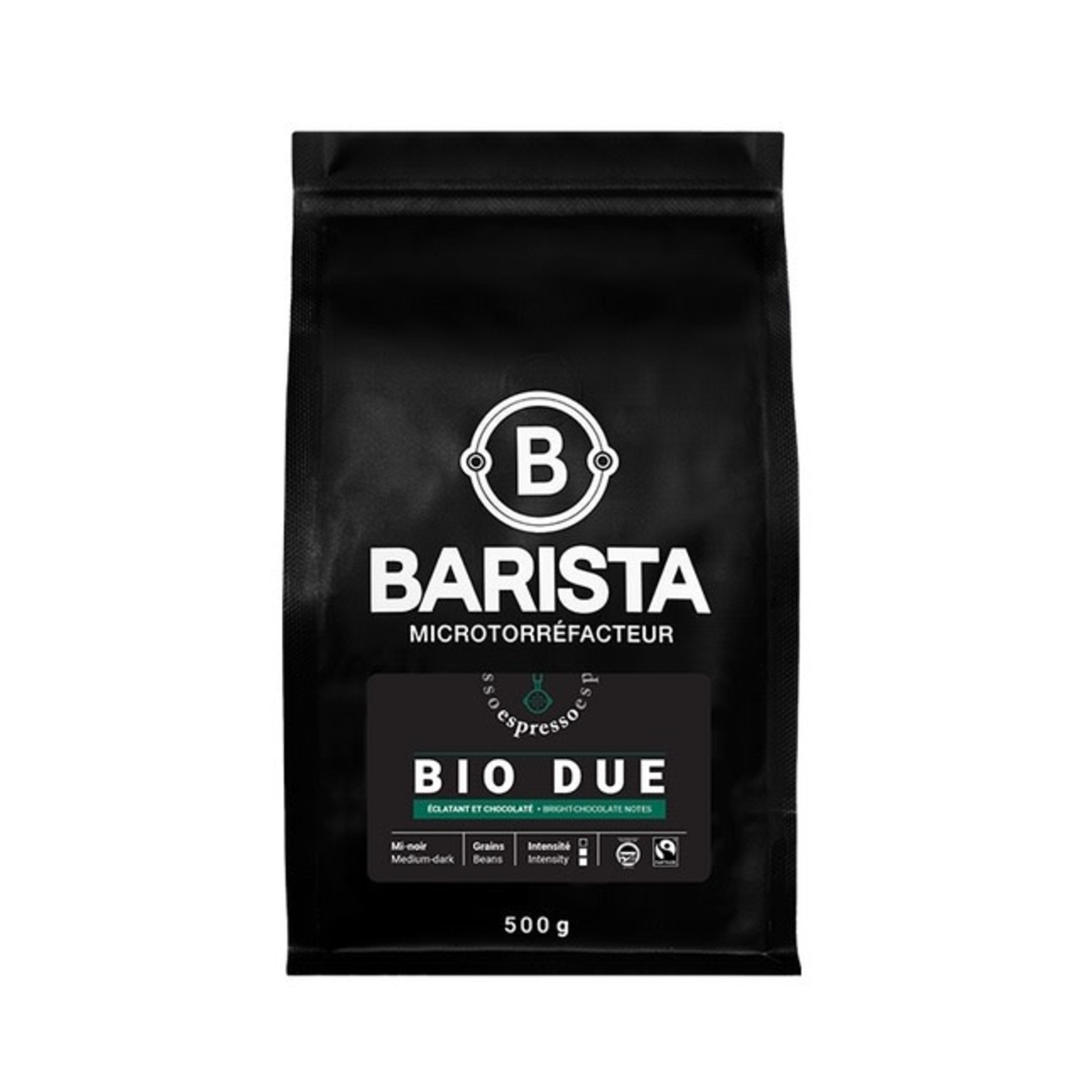 CAFÉ BARISTA Bio Due Espresso, 500g