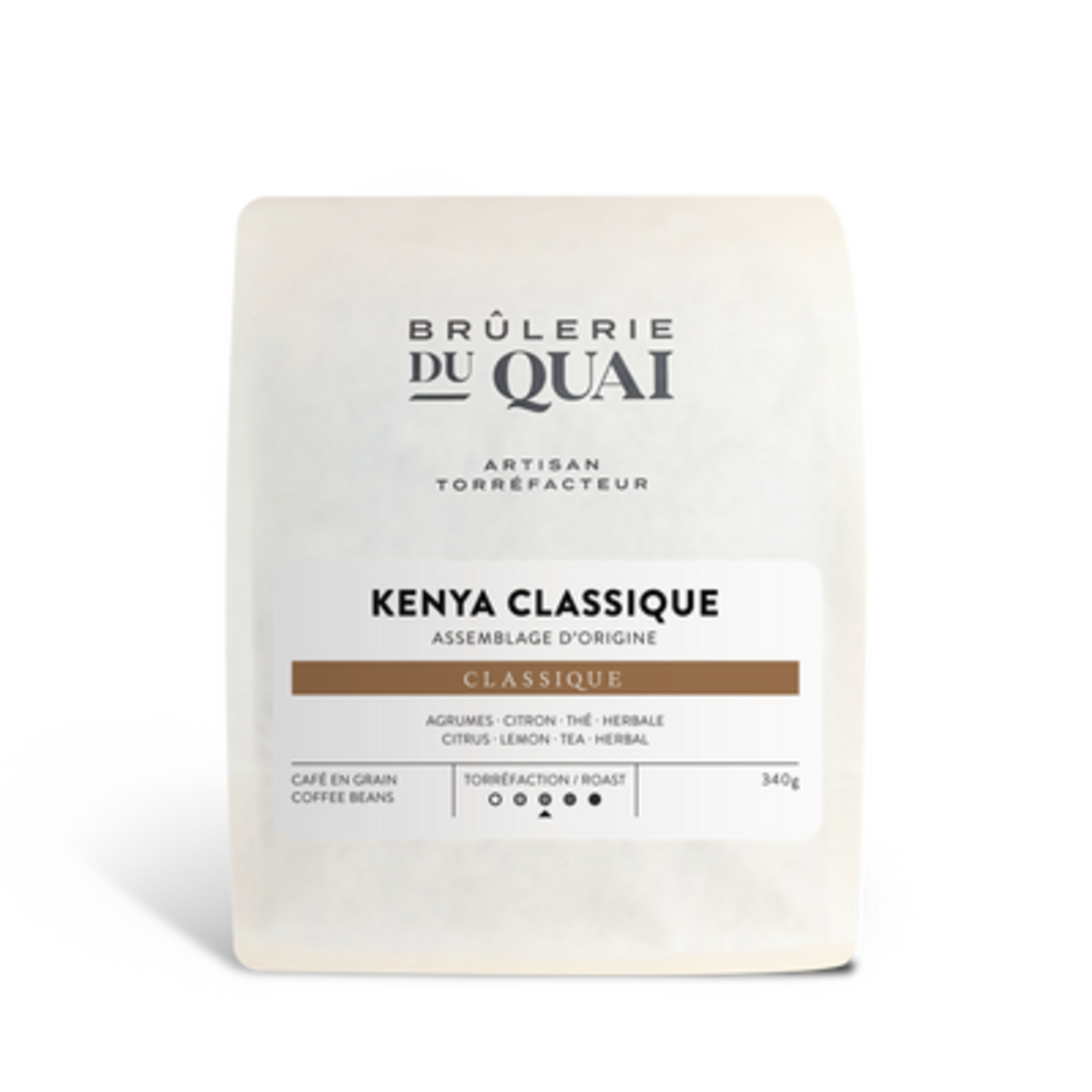 BRÛLERIE DU QUAI Café Kenya Classique 340g