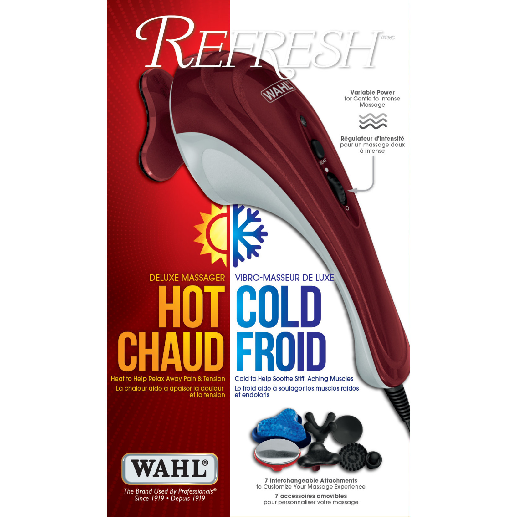 WAHL APPAREIL DE MASSAGE CHAUD/FROID