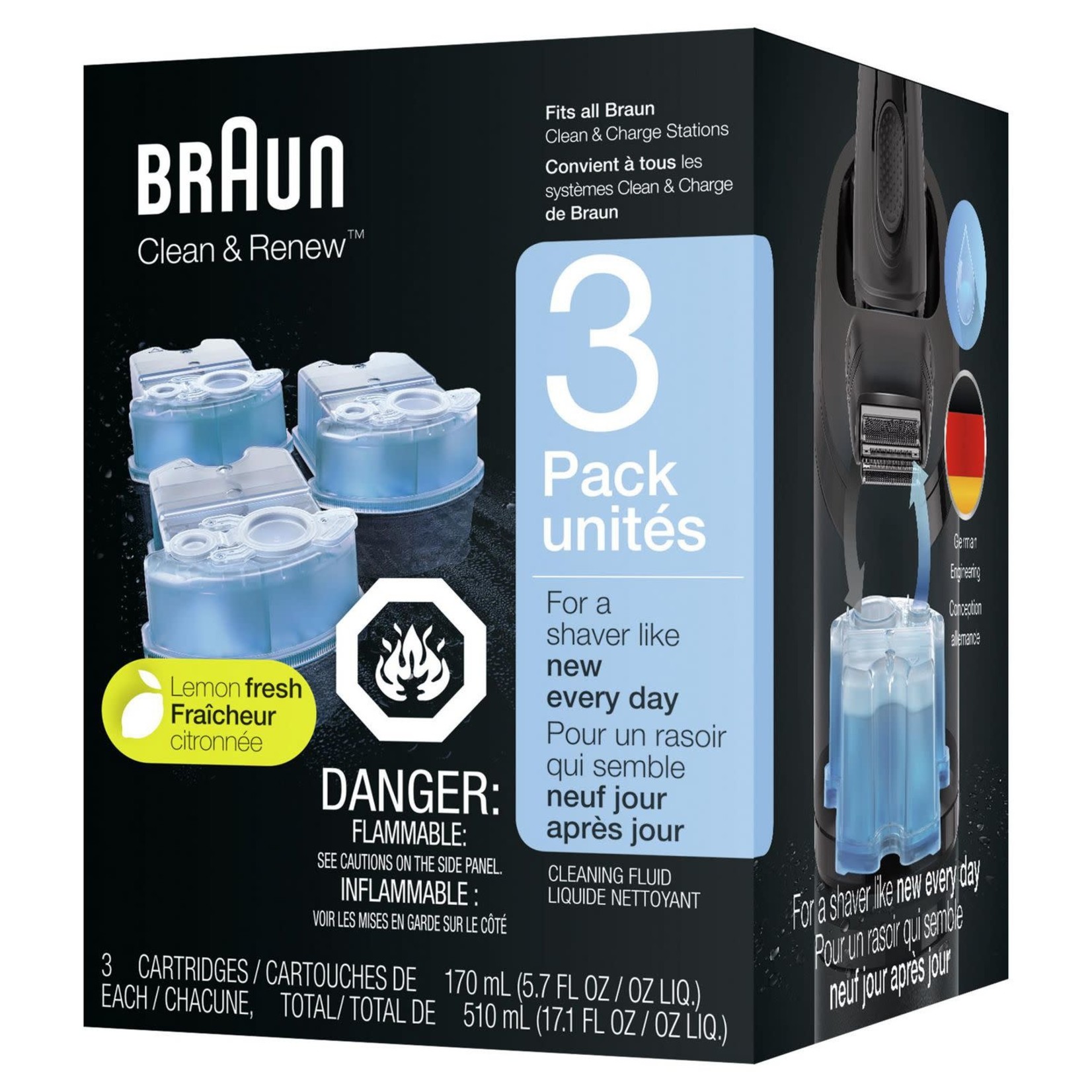 BRAUN Clean & Renew Refill Cartridges CCR