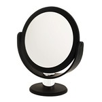 DANIELLE Miroir de vanité "Soft Touch" noir 10x/4''