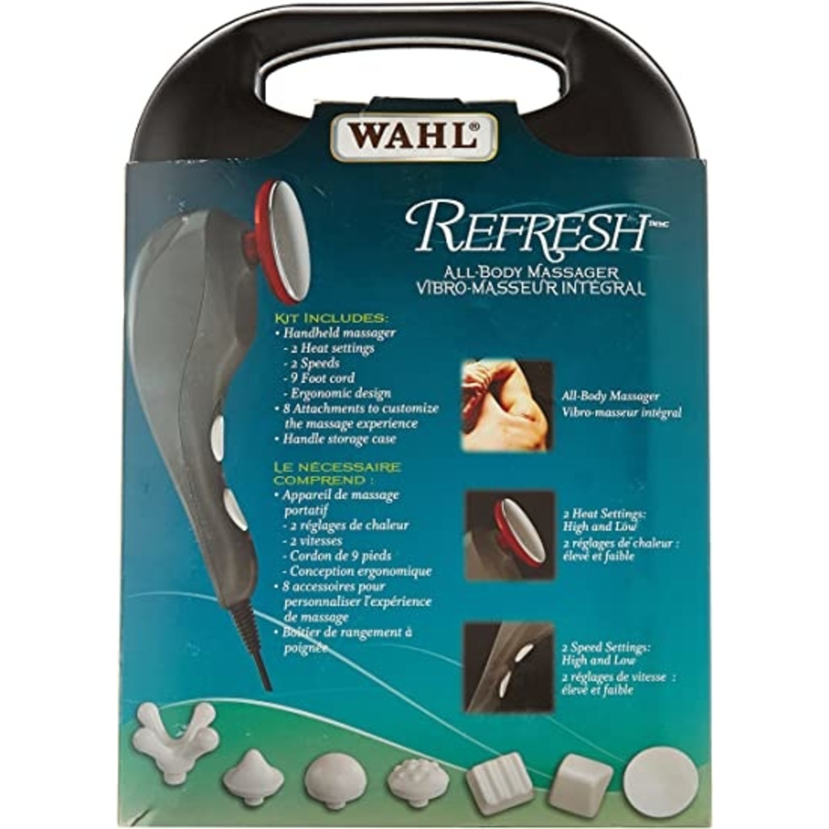 WAHL Vibro-masseur 8 accessoires