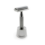 ROCKWELL Support à rasoir, chrome blanc