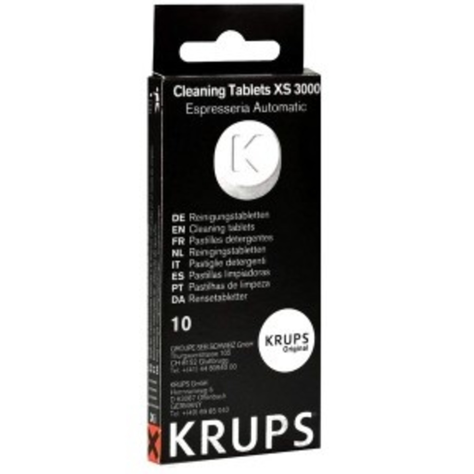 KRUPS Pastilles nettoyantes (10 pastilles)