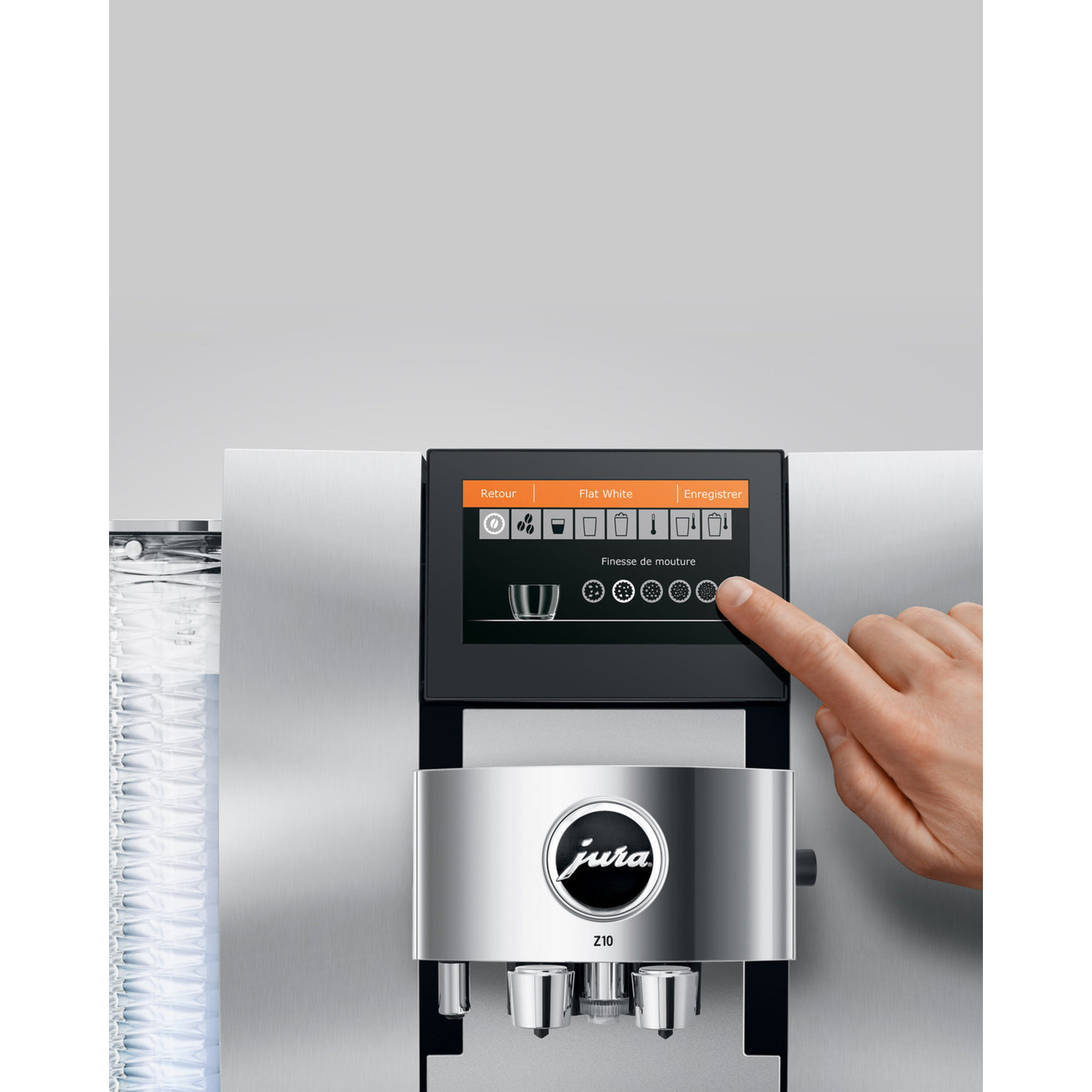 JURA Z10 espresso machine, Aluminium White