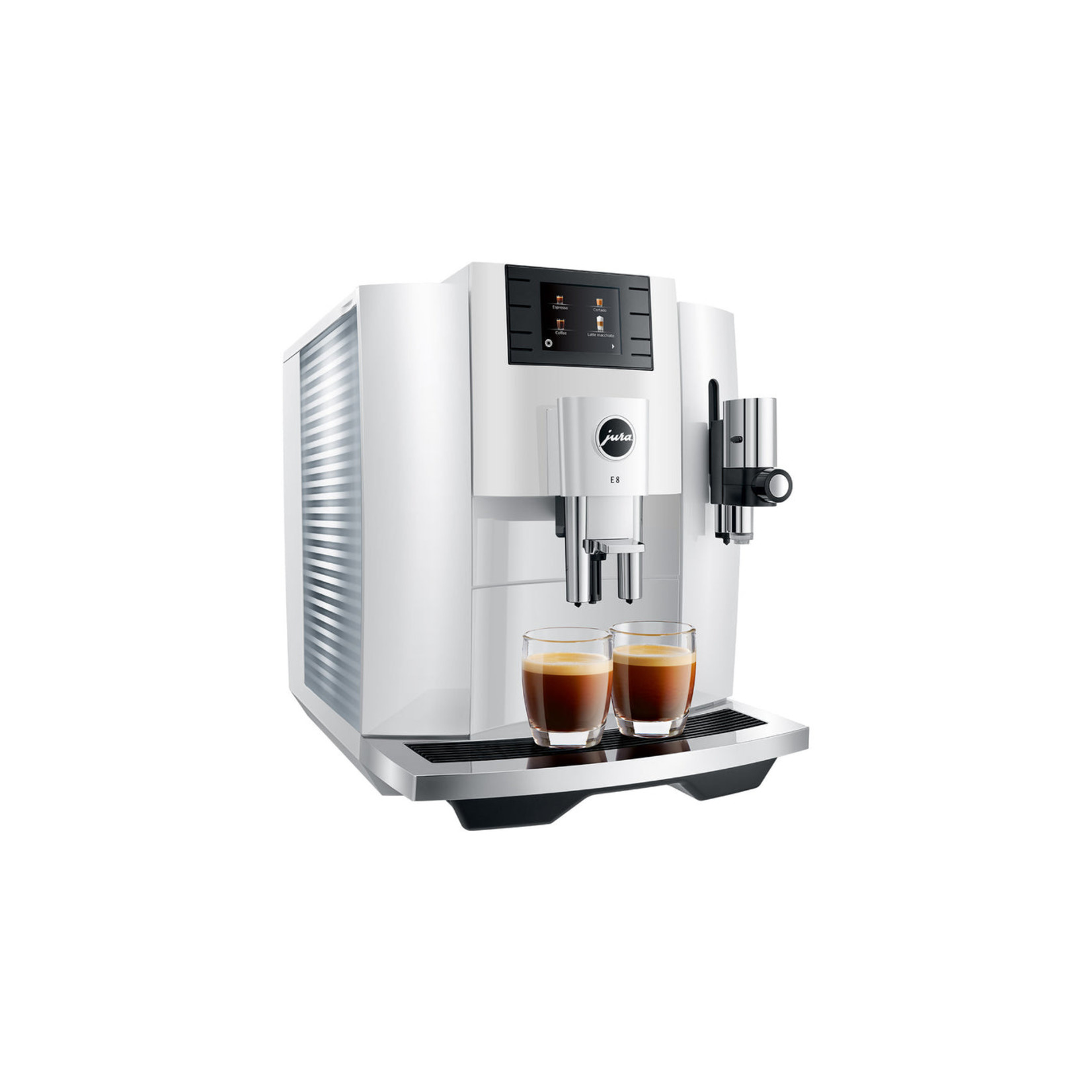 JURA E8 espresso machine, Piano White