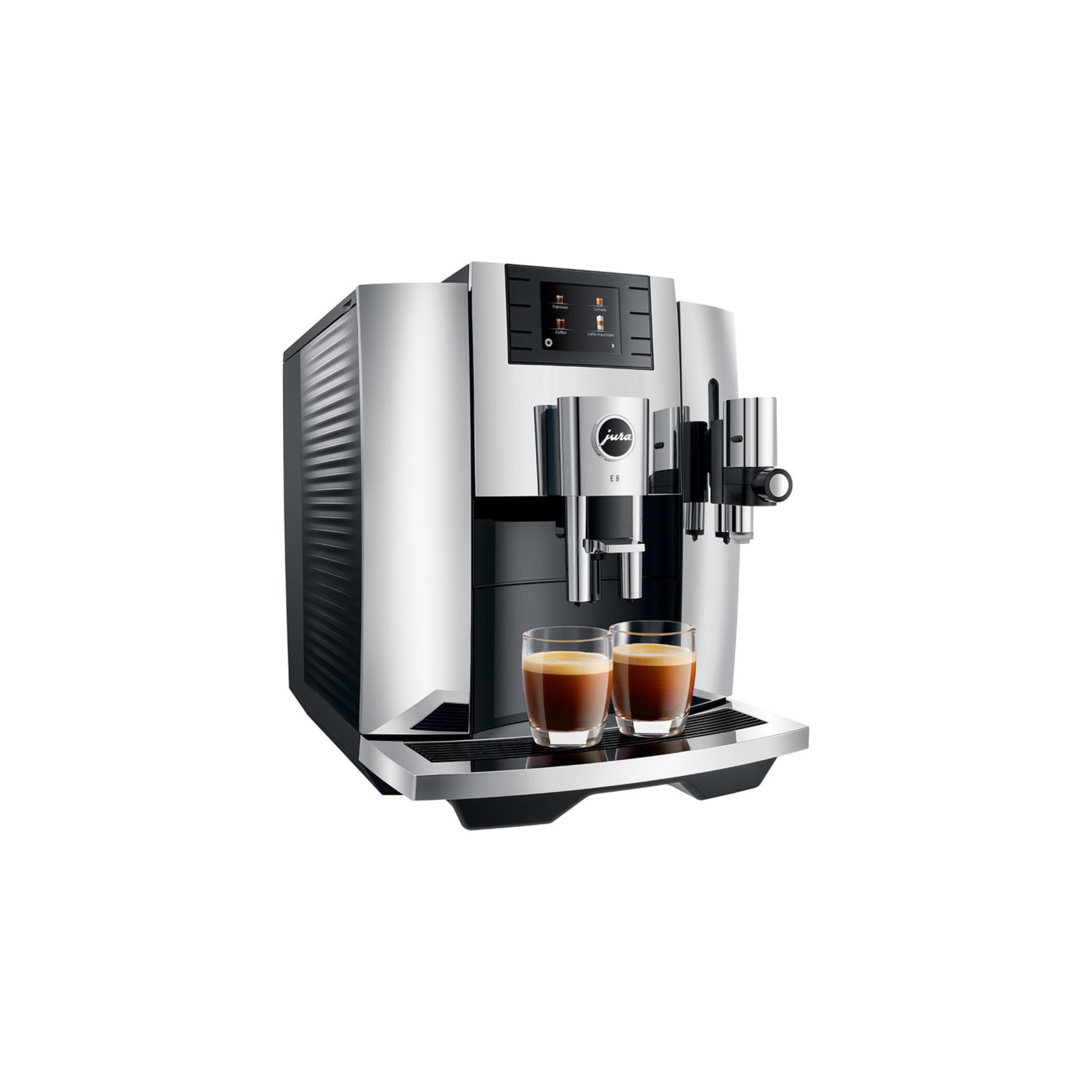 JURA Espresso auto E8 chrome (disponible en commande spéciale)