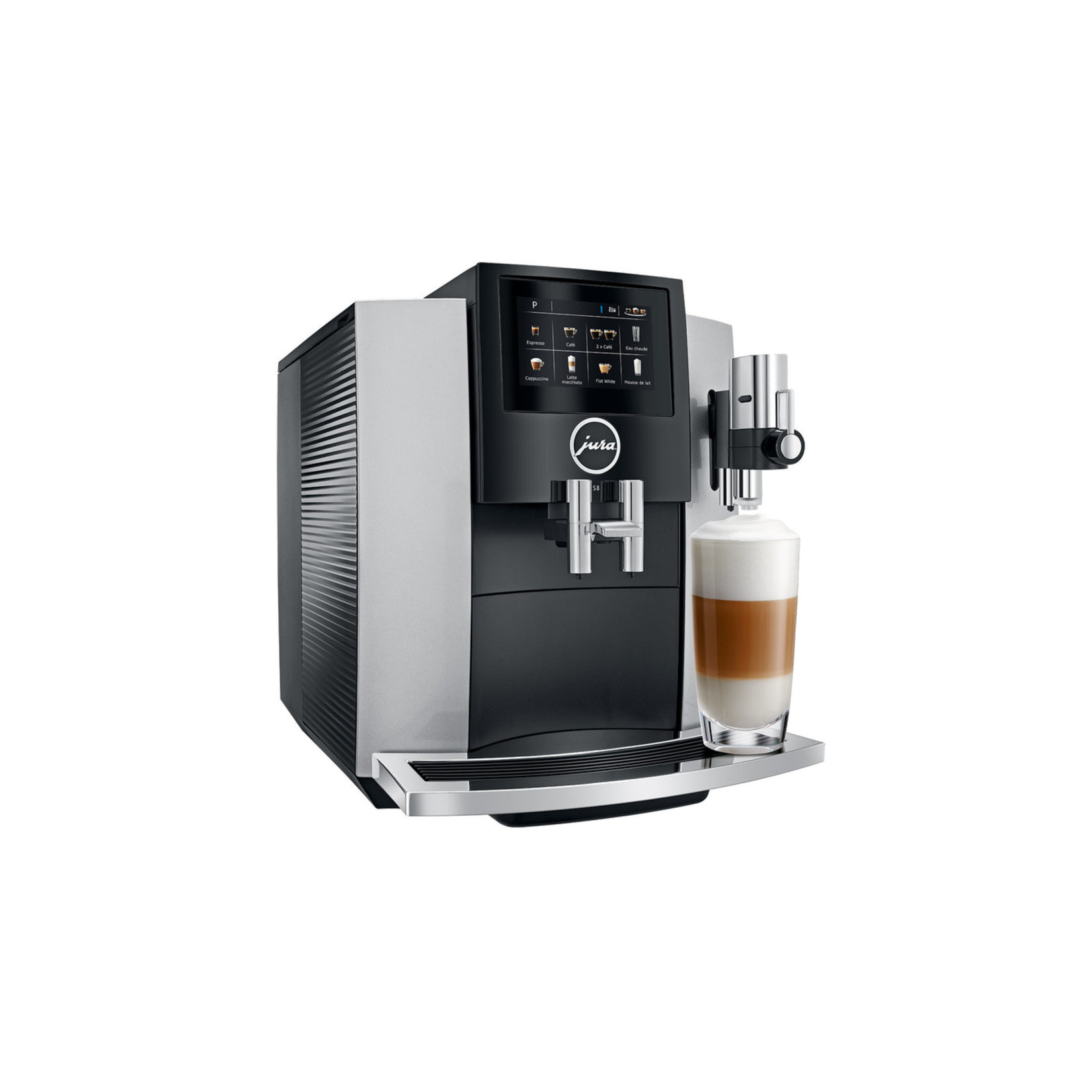 JURA Espresso auto S8 Moonlight argent (disponible en commande spéciale)