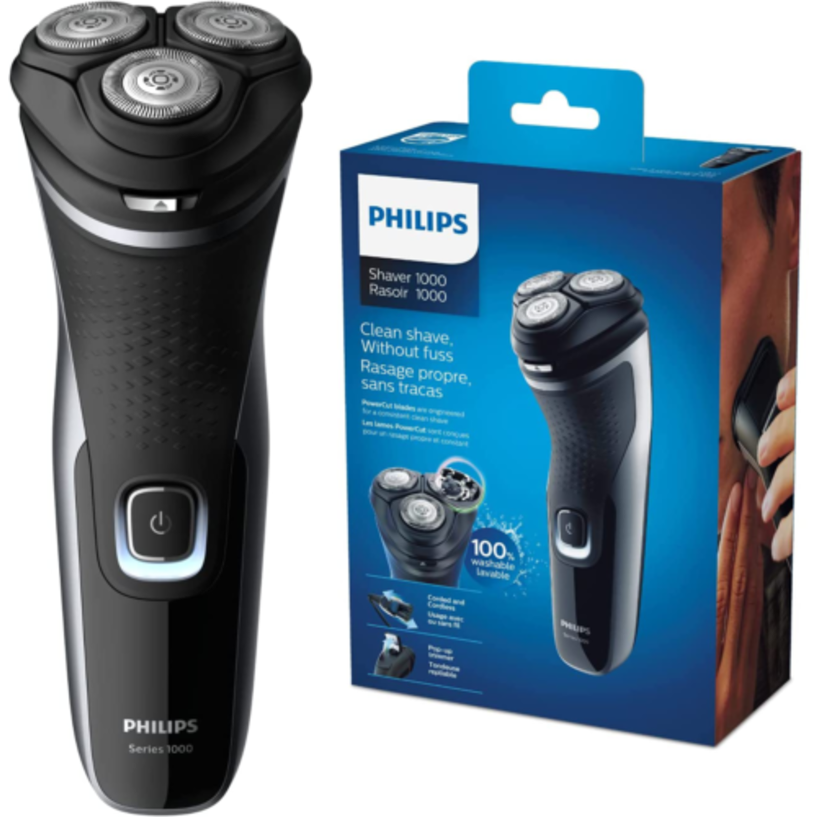 PHILIPS Rasoir rechargeable série 1000