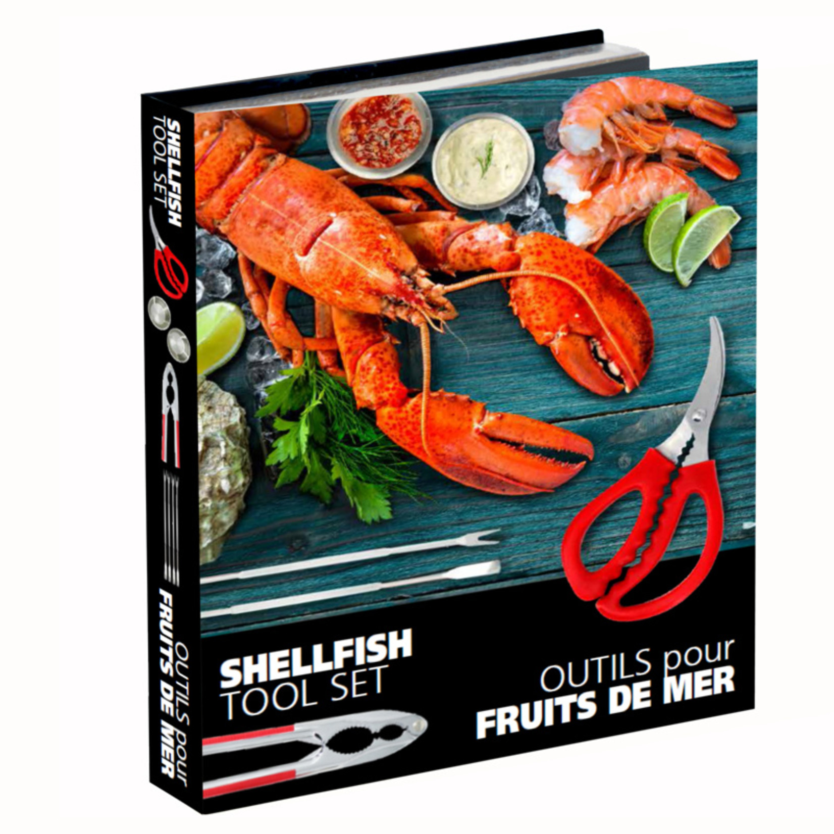 DANESCO Ensemble de 8 outils pour fruits de mer