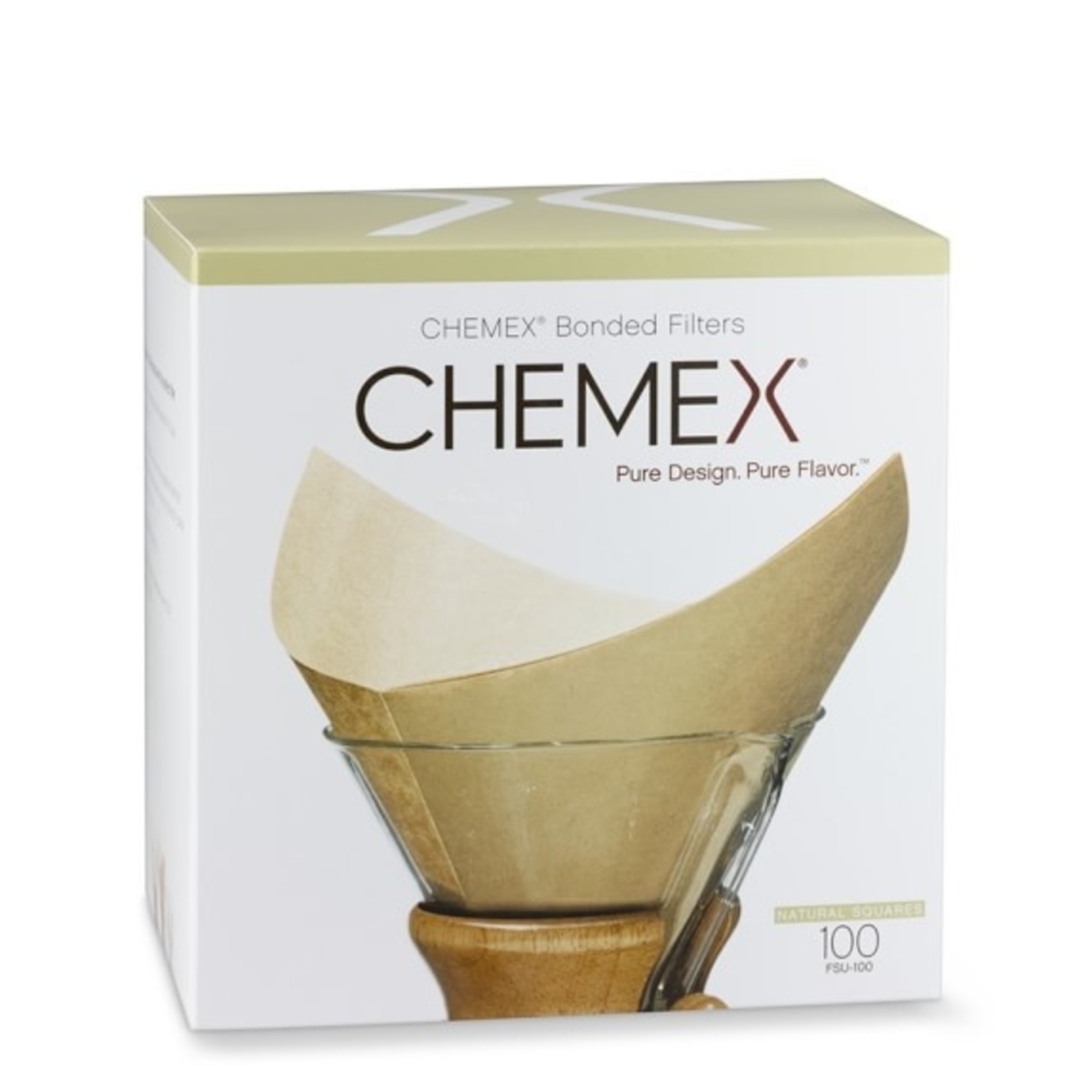 CHEMEX Filtre brun (paq.100)