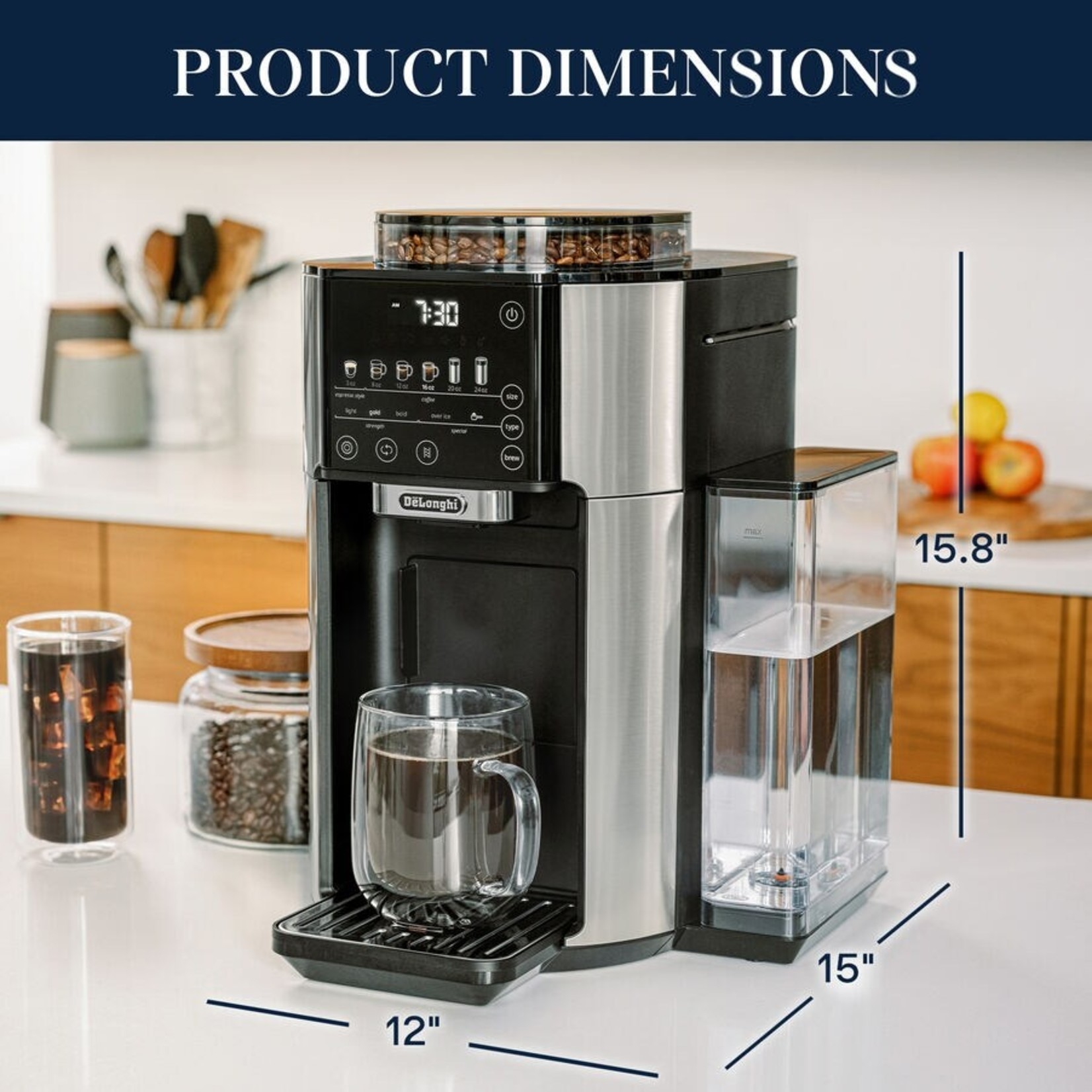 DELONGHI TrueBrew Automatic Coffee Machine