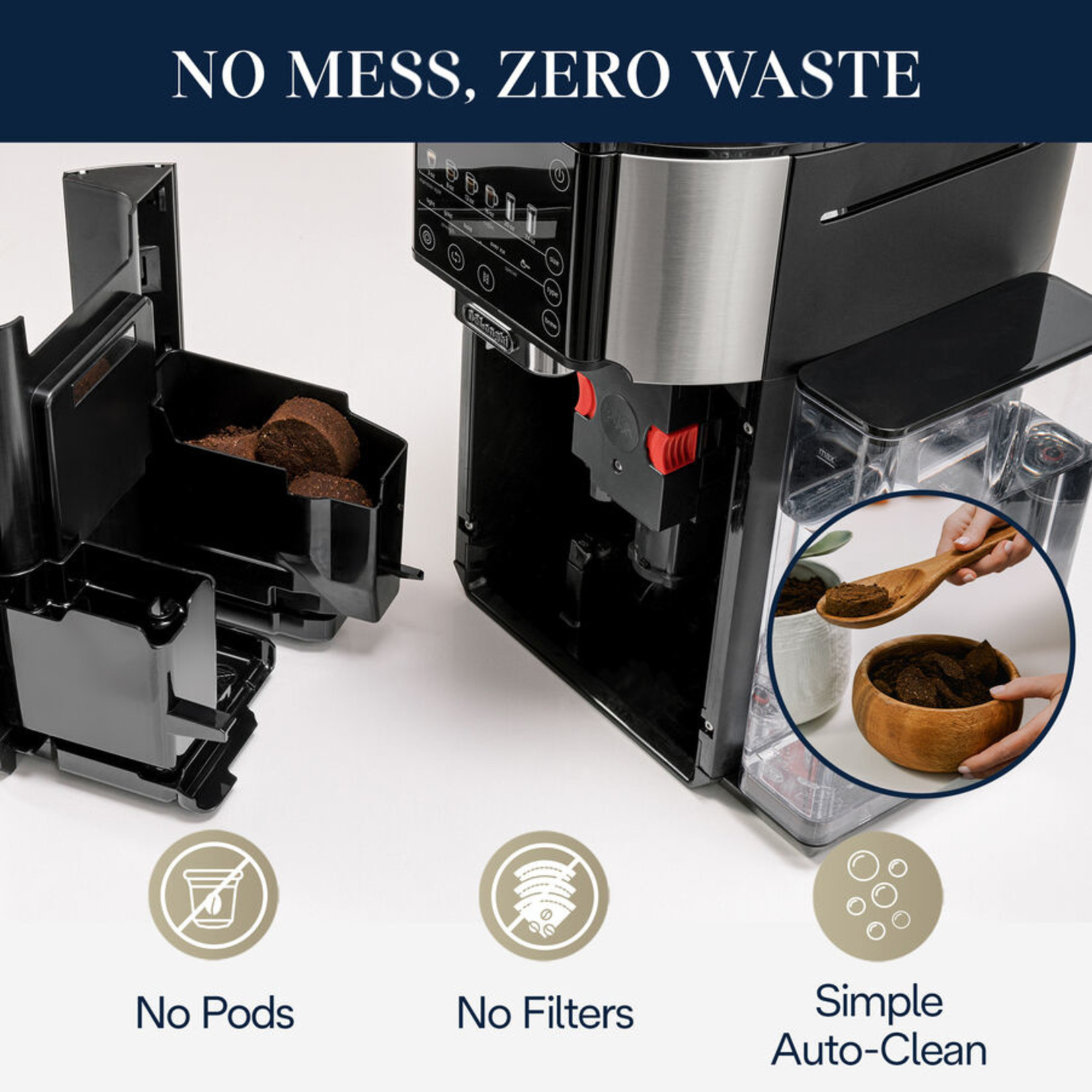 DELONGHI TrueBrew Automatic Coffee Machine w/ Thermal Carafe