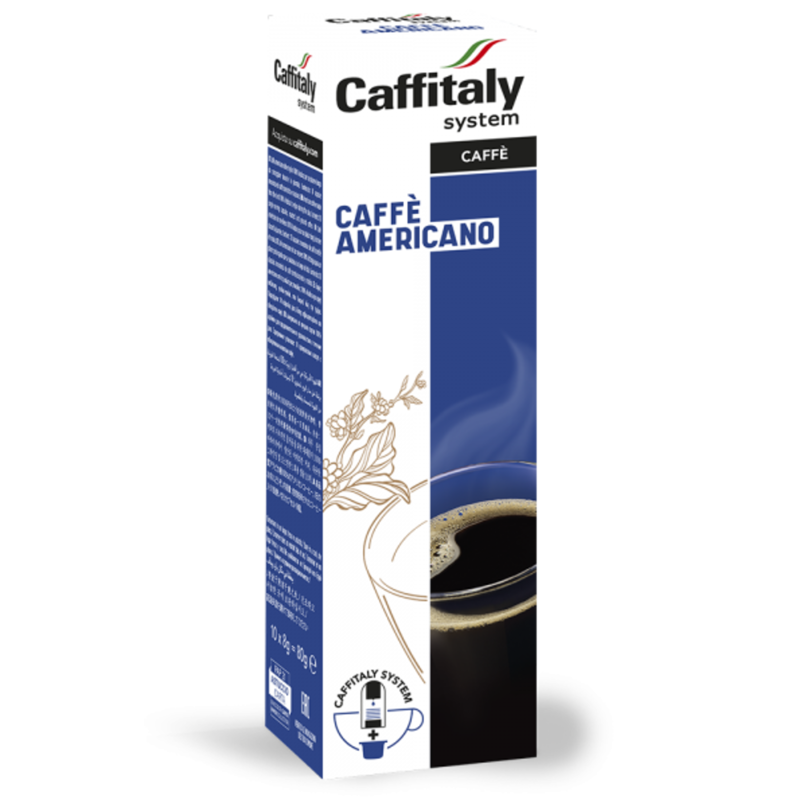 CAFFITALY Capsules Originale Americano Ècaffè (10 capsules)