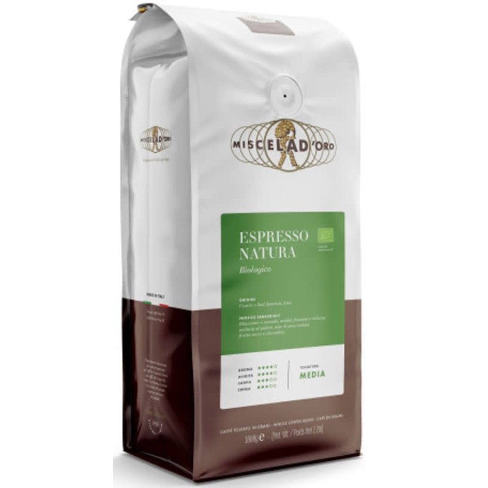 MISCELA D'ORO Café Espresso Natura biologique 1kg