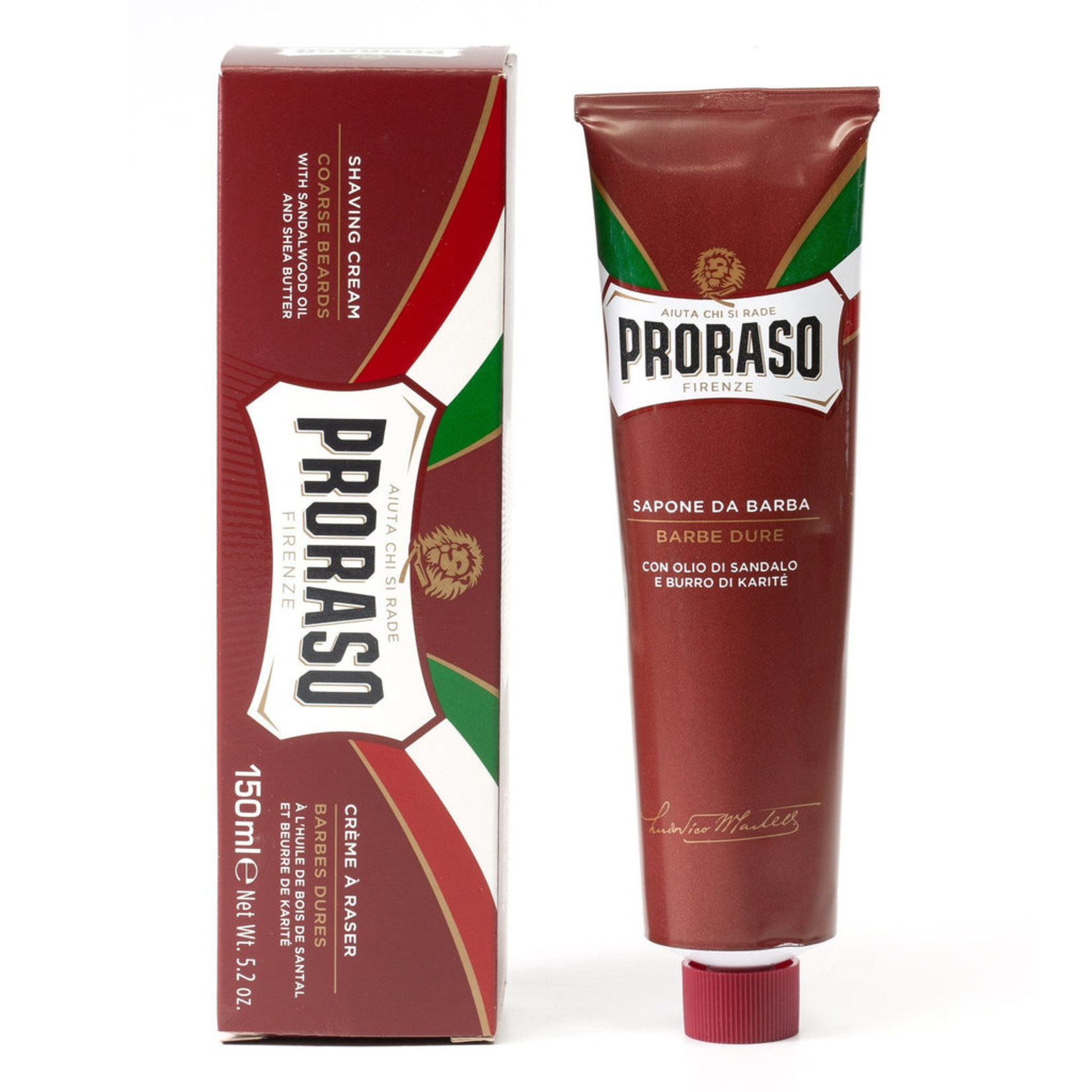 PRORASO Crème à raser Karité & Bois de Santal 150ml