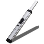 SIZZLE Pitmaster USB Rechargeable Plasma Arc Lighter, Silver