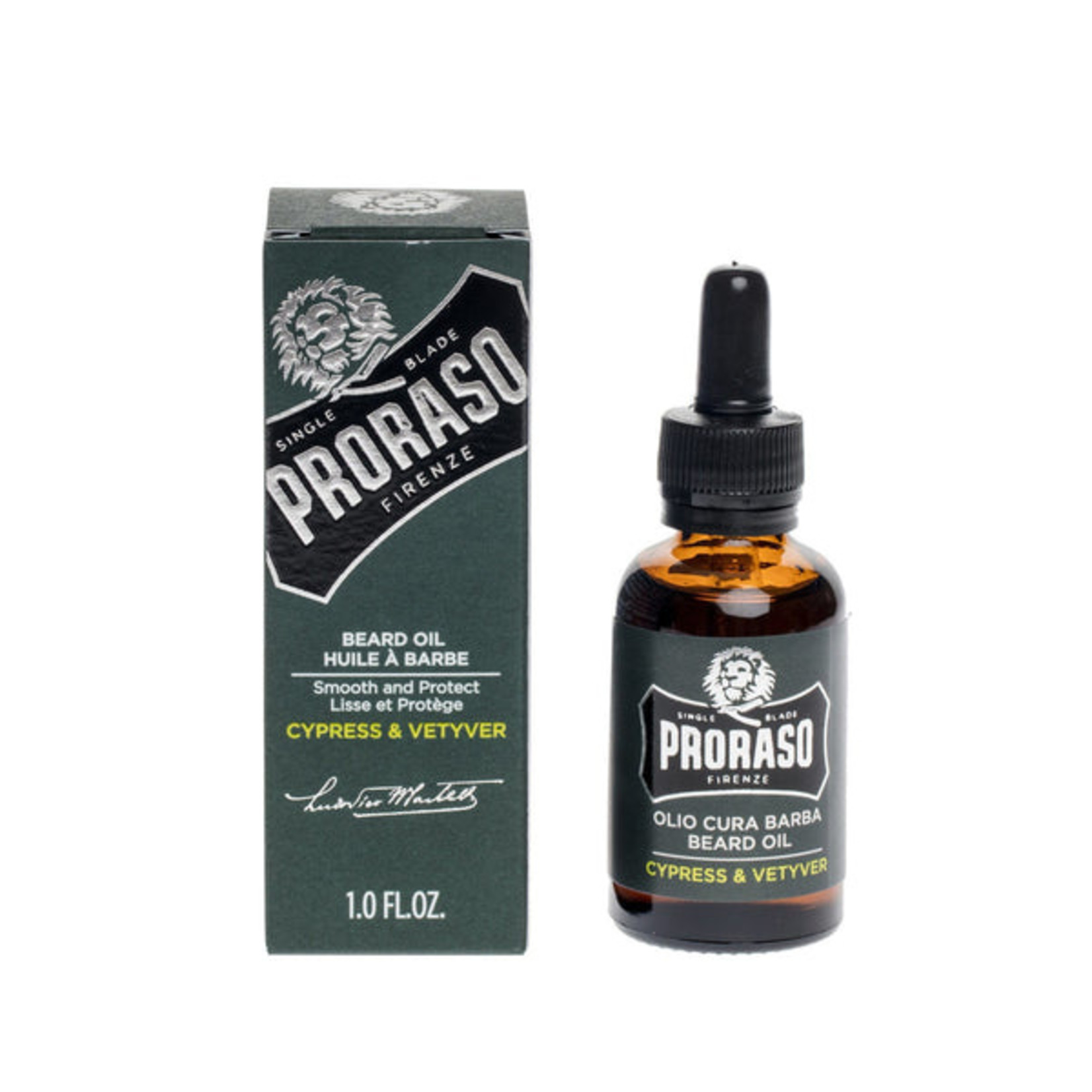 PRORASO Beard Oil Cypress & Vetyver