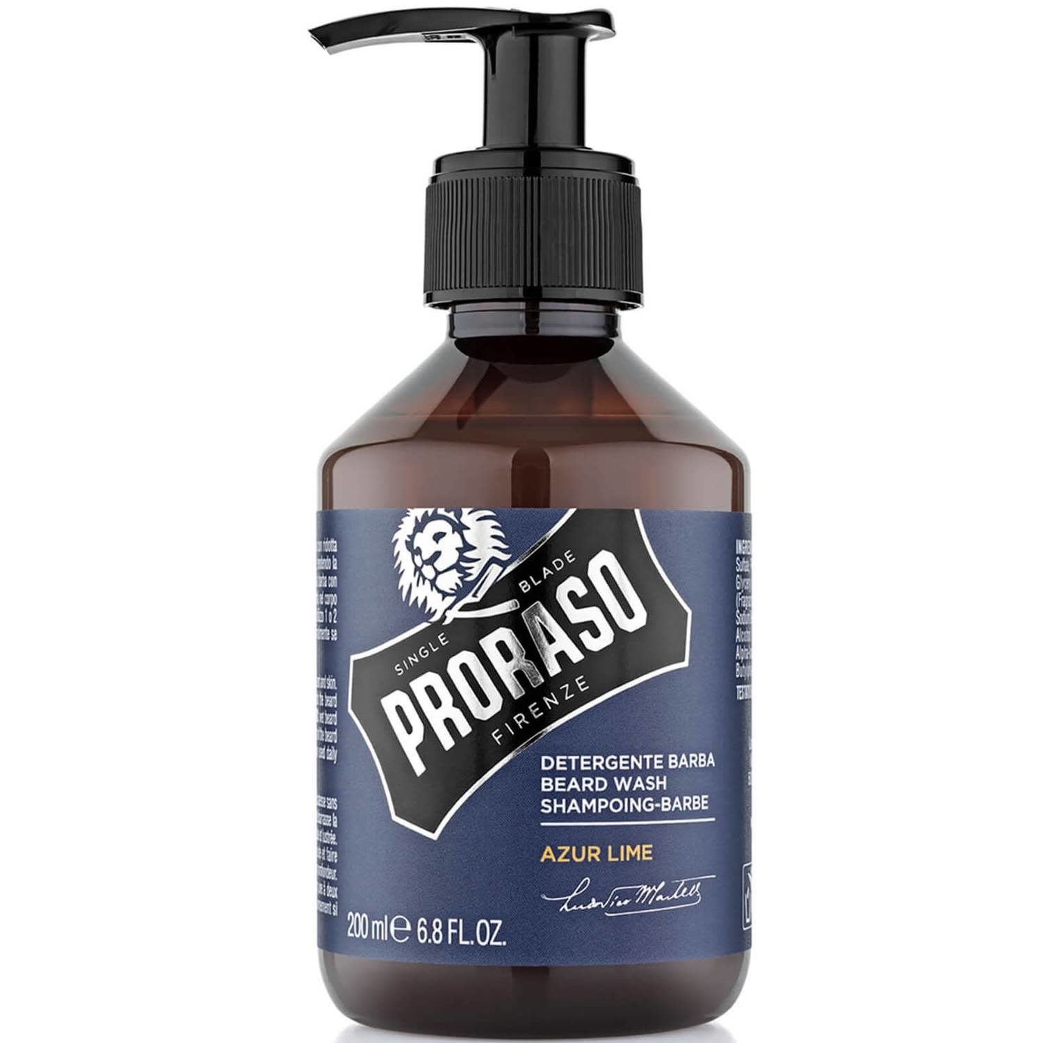 PRORASO SHAMPOOING BARBE AZUR LIME - 200ML
