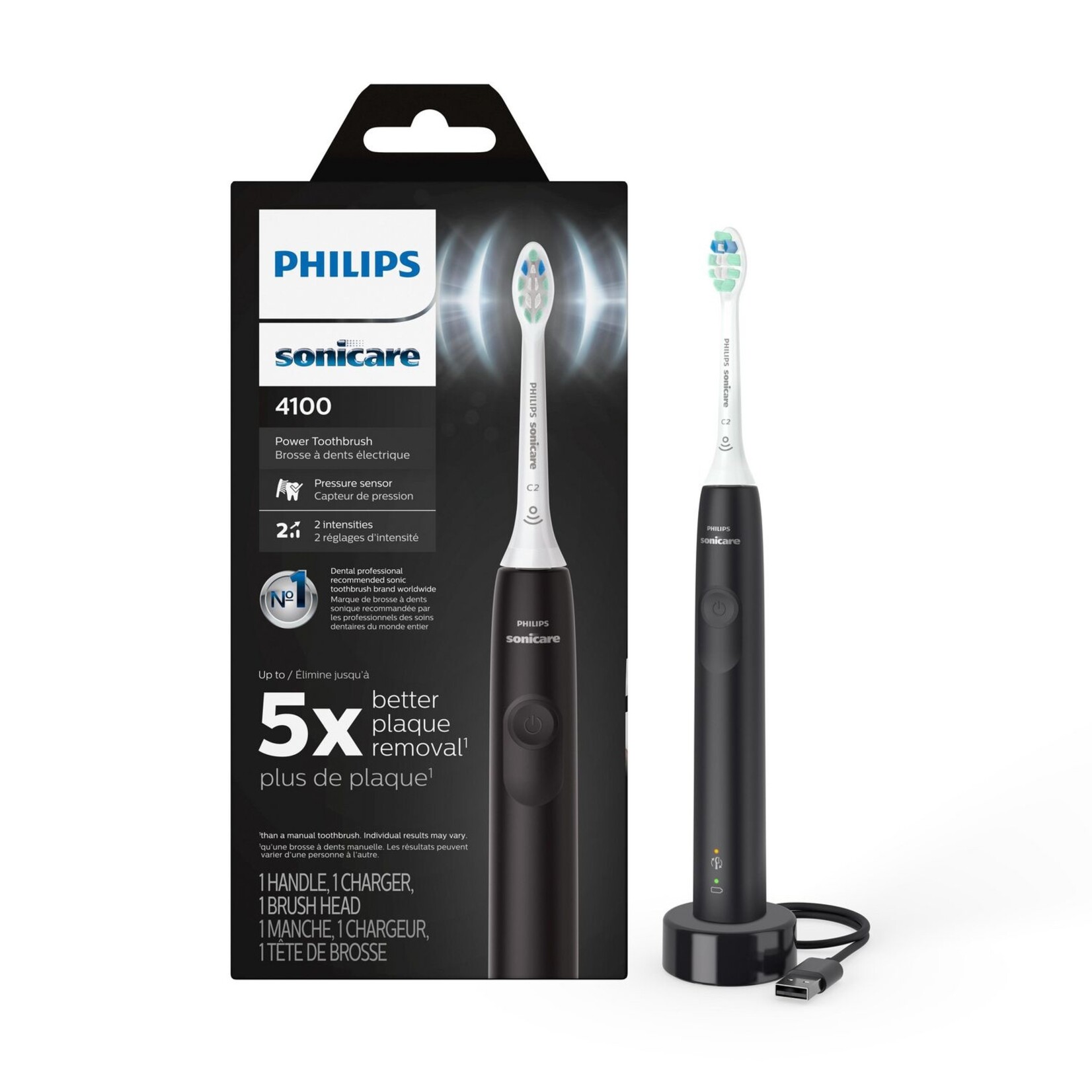 SONICARE Brosse à Dents 4100 Noire