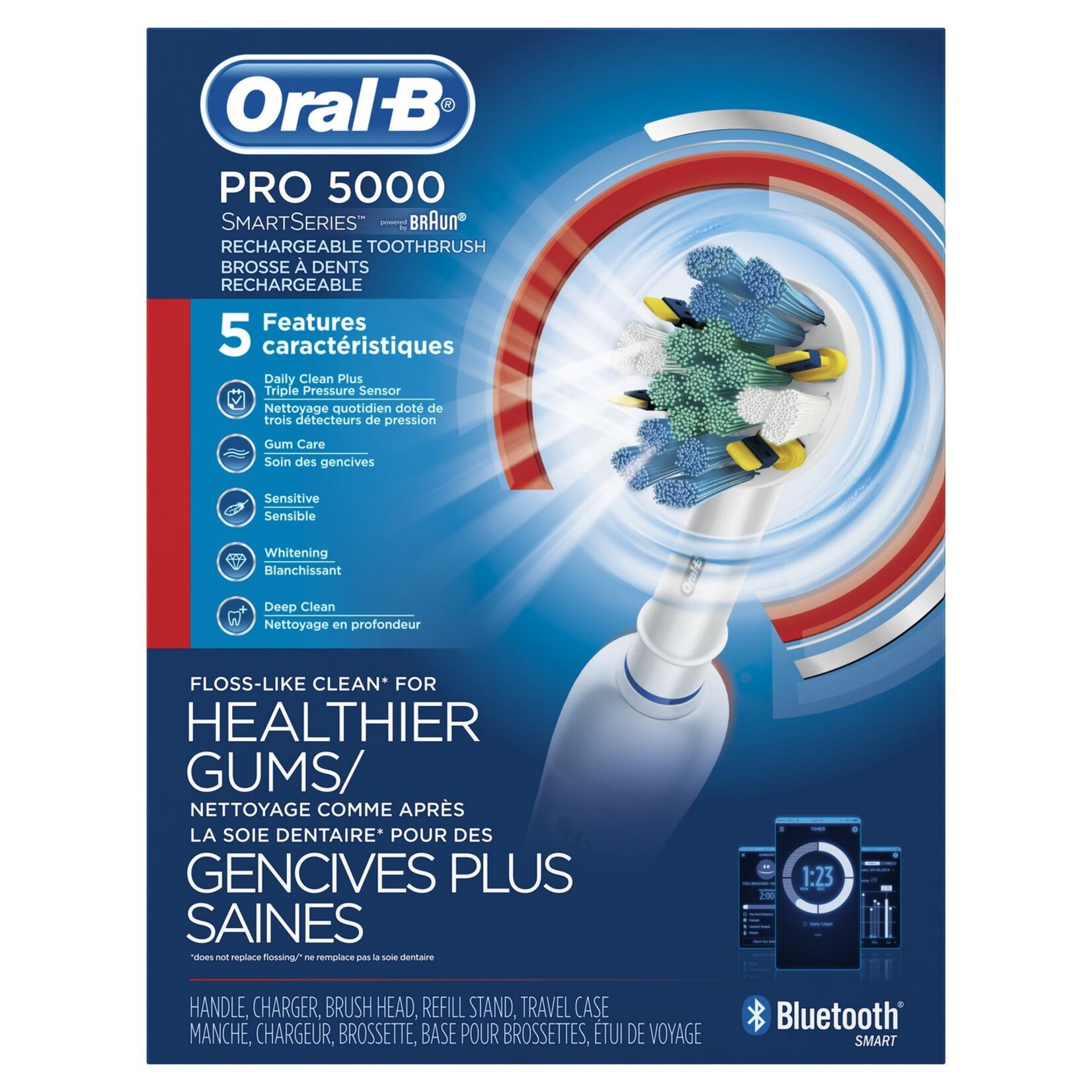 ORAL B Brosse à Dents Bluetooth Pro 5000