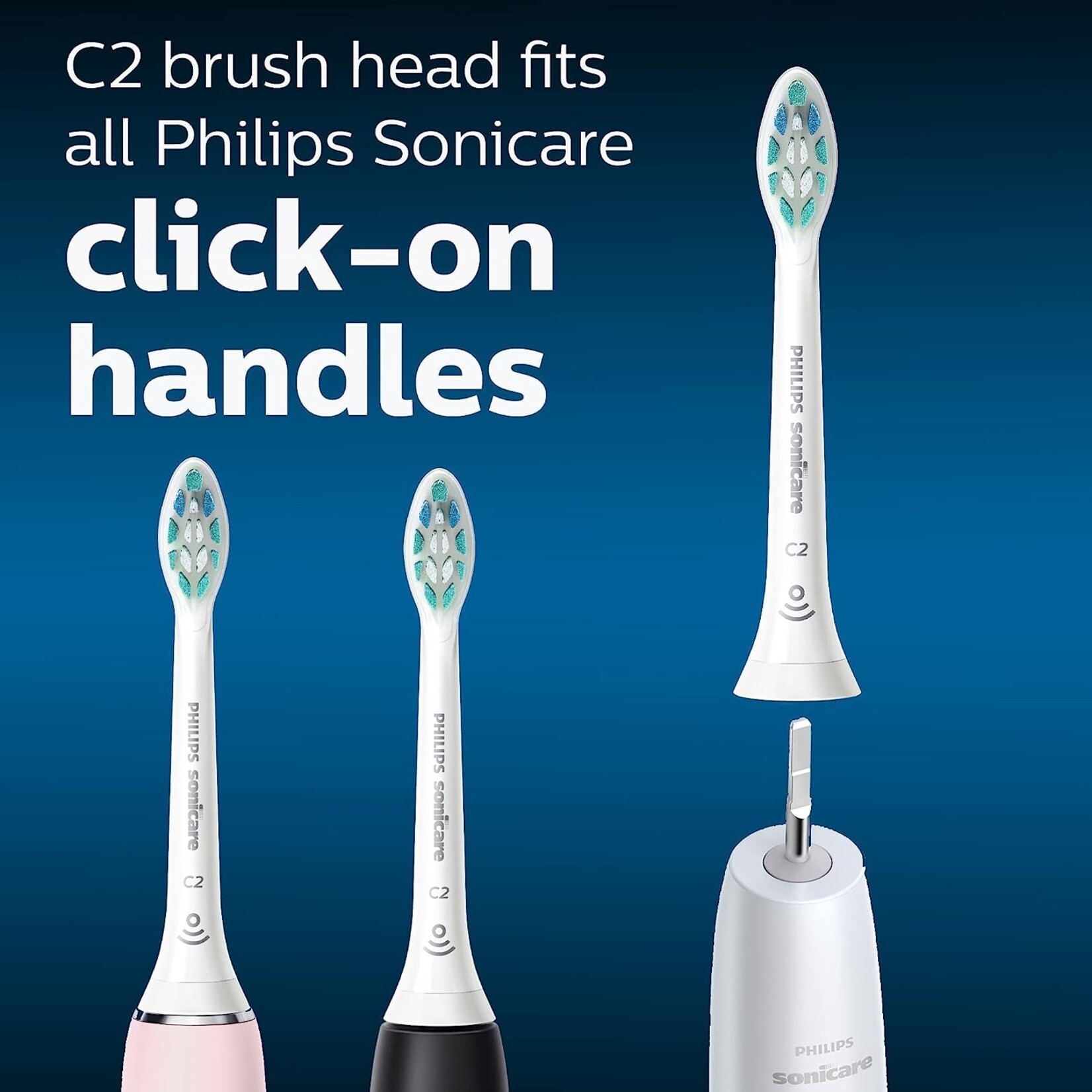 SONICARE C2 Plaque Control 3-pack brush heads