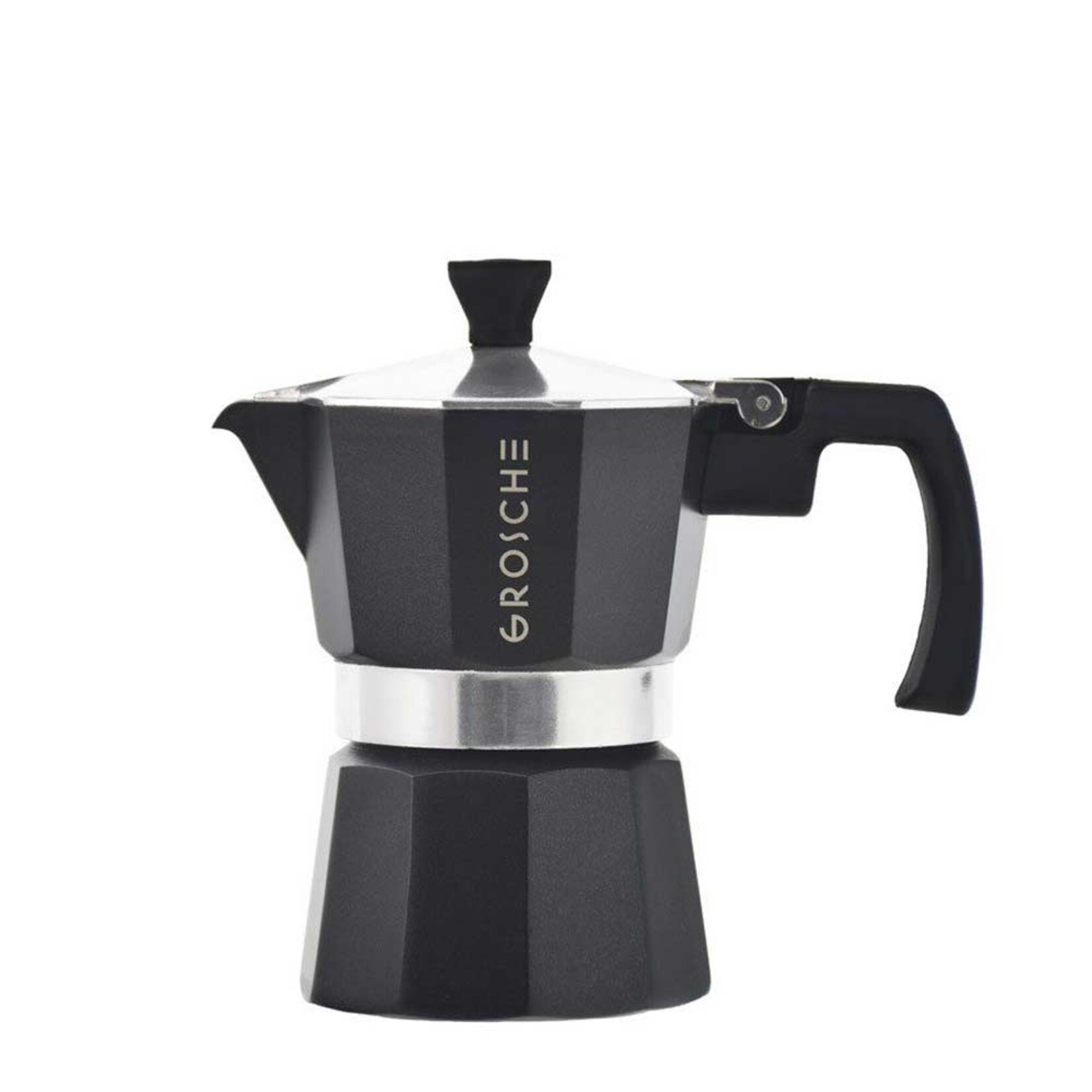 GROSCHE MILANO Stovetop Espresso Maker, Moka Pot - 3 Cup