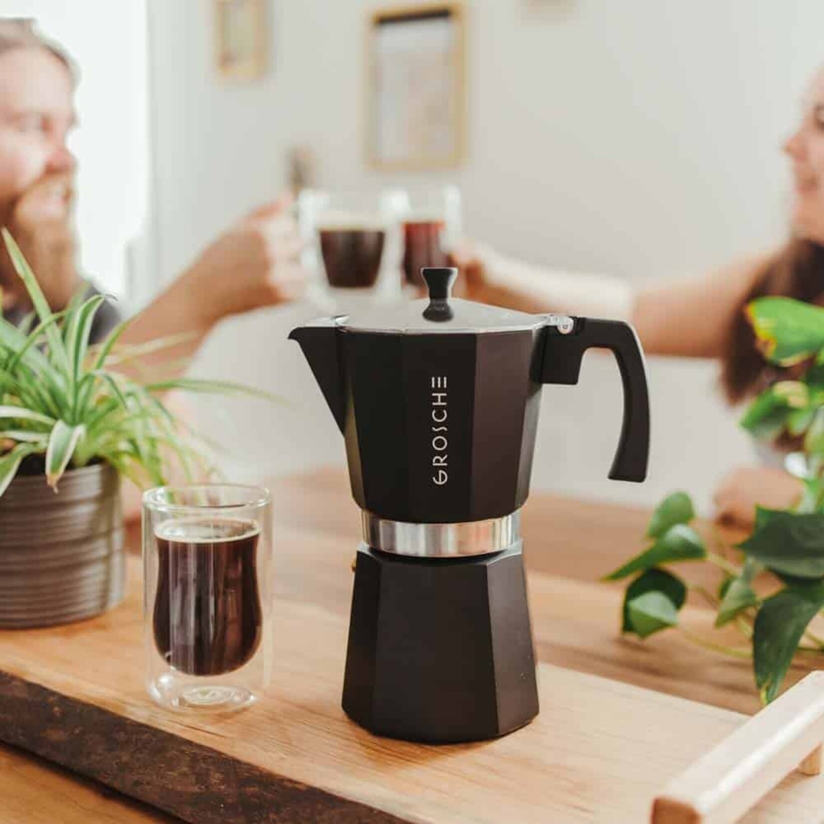GROSCHE MILANO Stovetop Espresso Maker, Moka Pot - 12 Cup