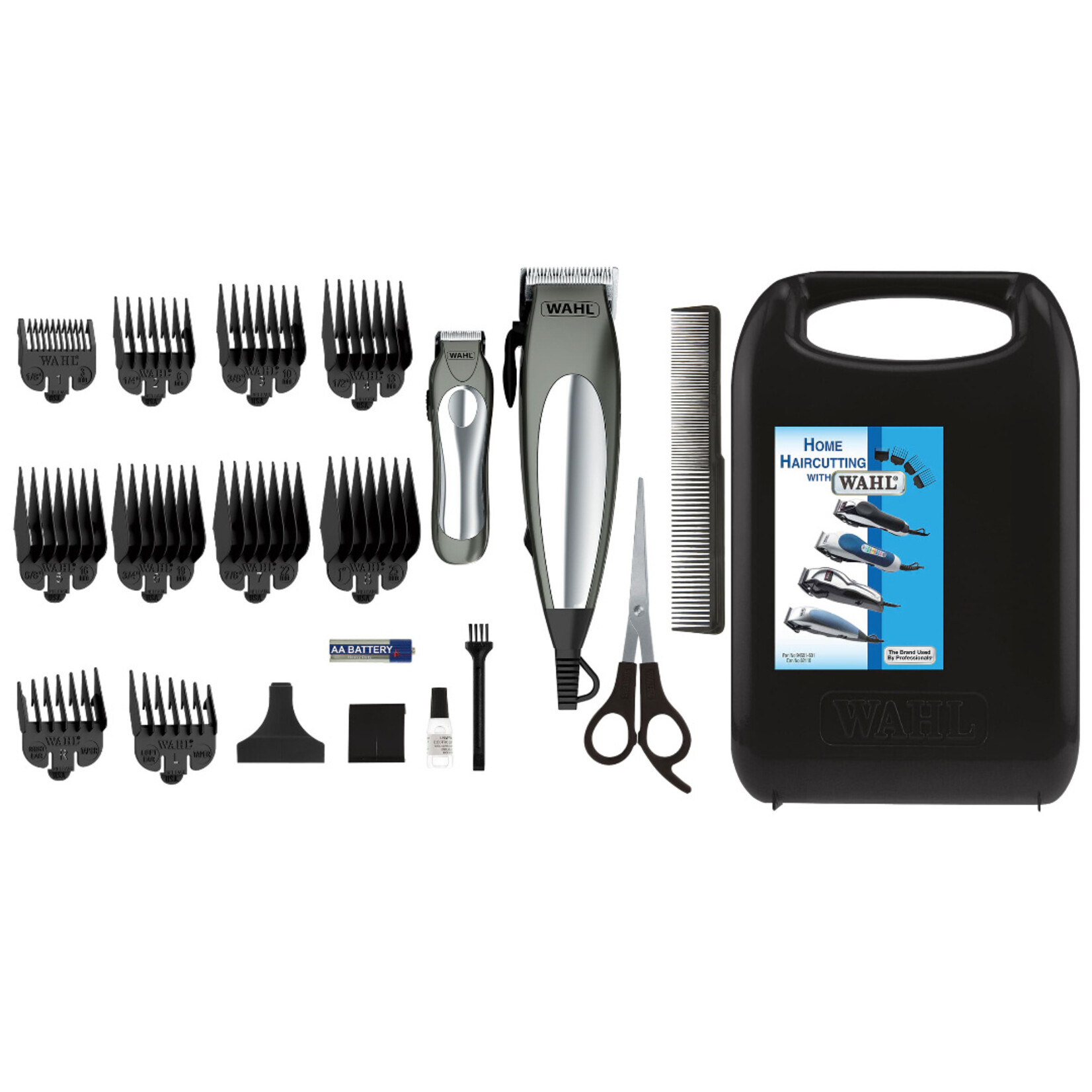 WAHL Ensemble tondeuse à cheveux et barbe 2/1 Deluxe Groom Pro